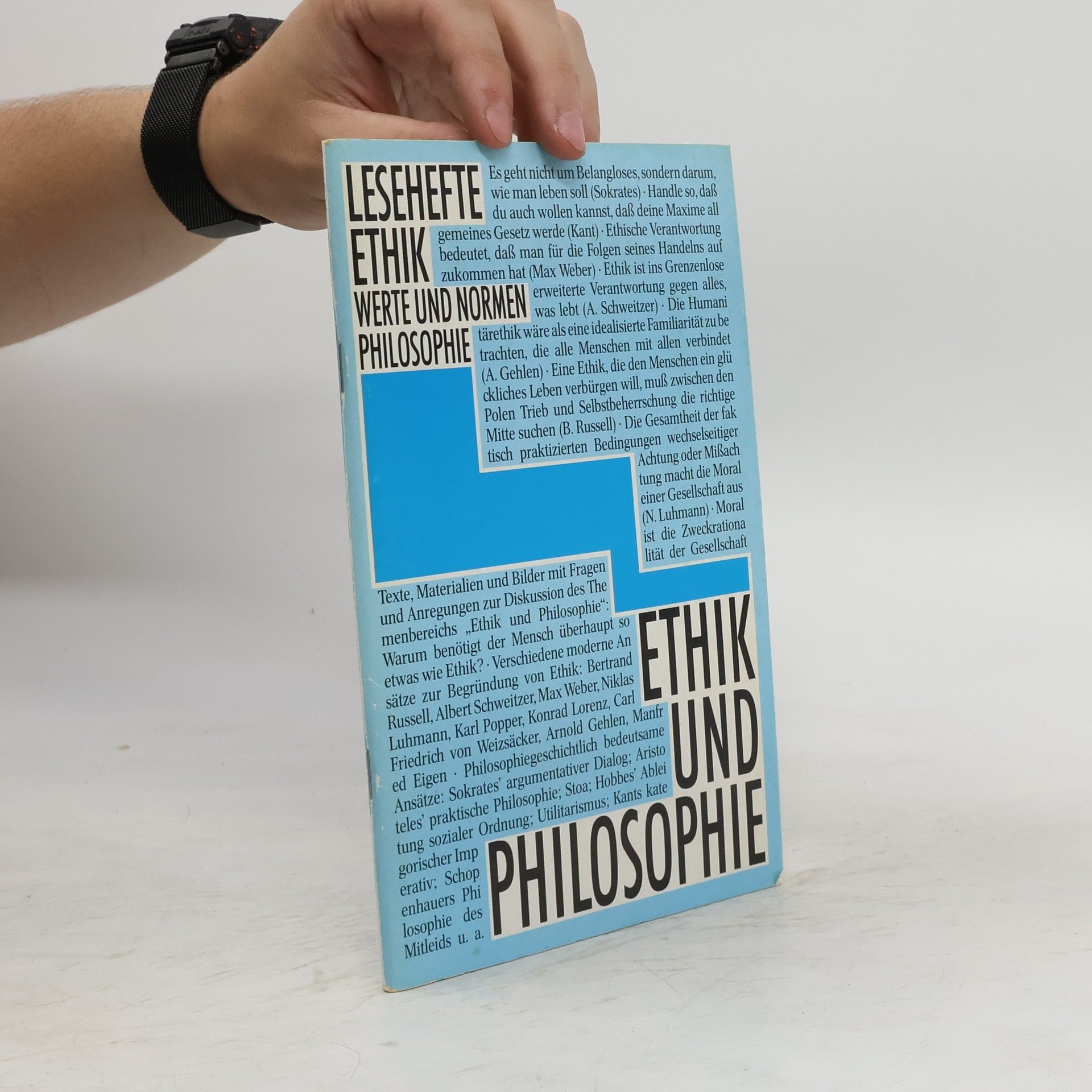 Klaus Disselbeck Ethik und Philosophie