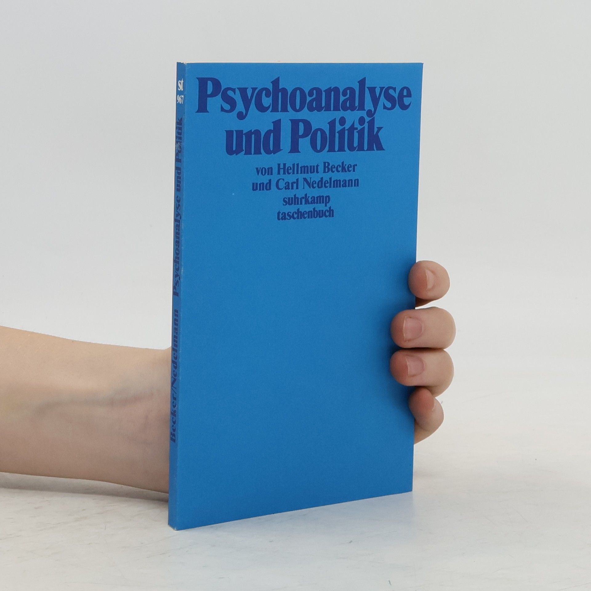 Hellmut Becker Psychoanalyse und Politik