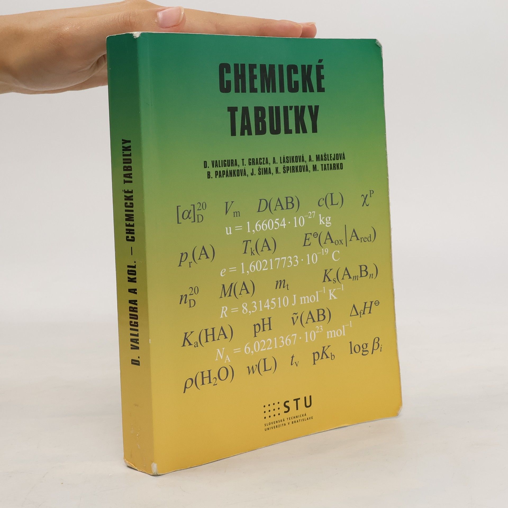 kolektiv Chemické Tabuľky