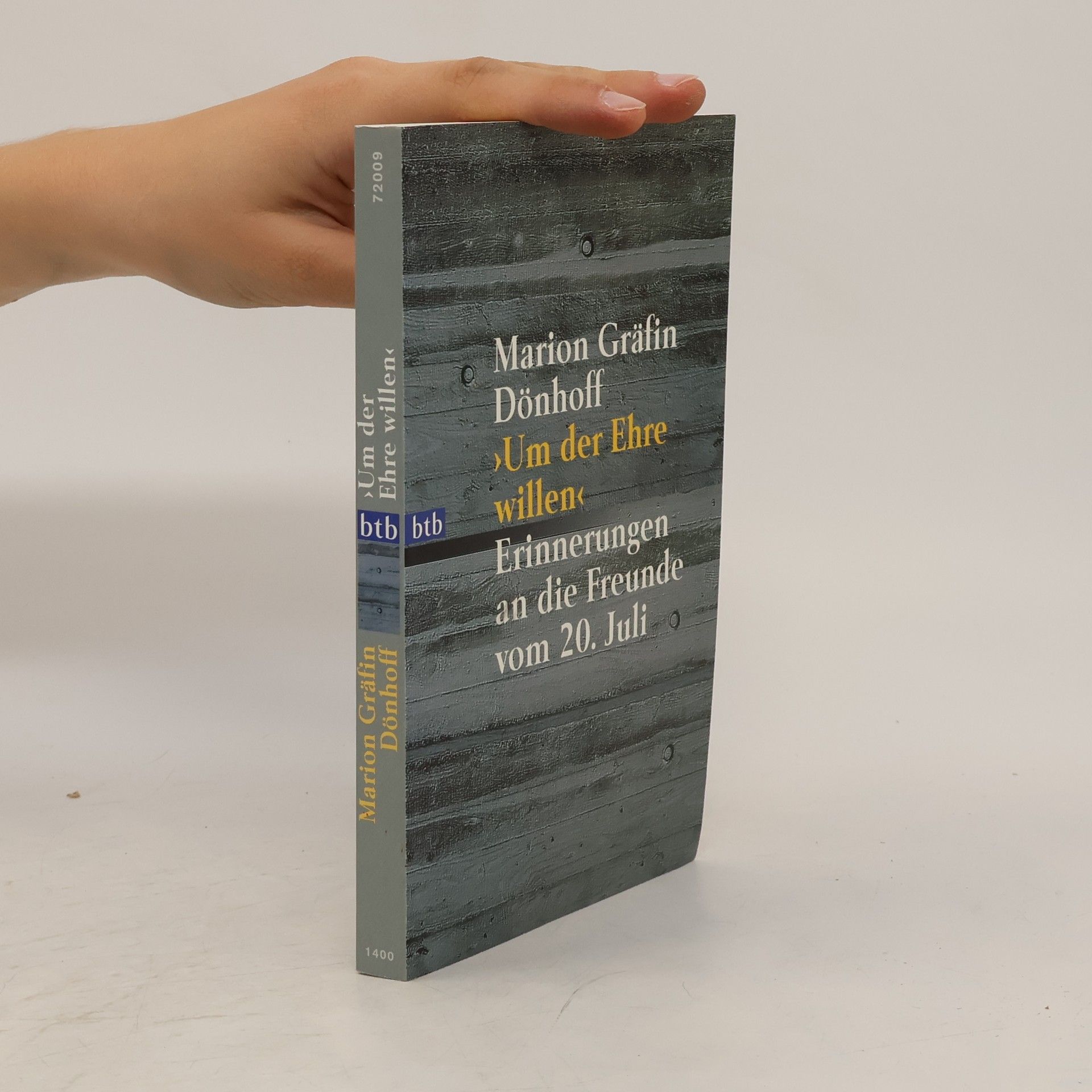 Marion Gräfin Dönhoff Um der Ehre willen