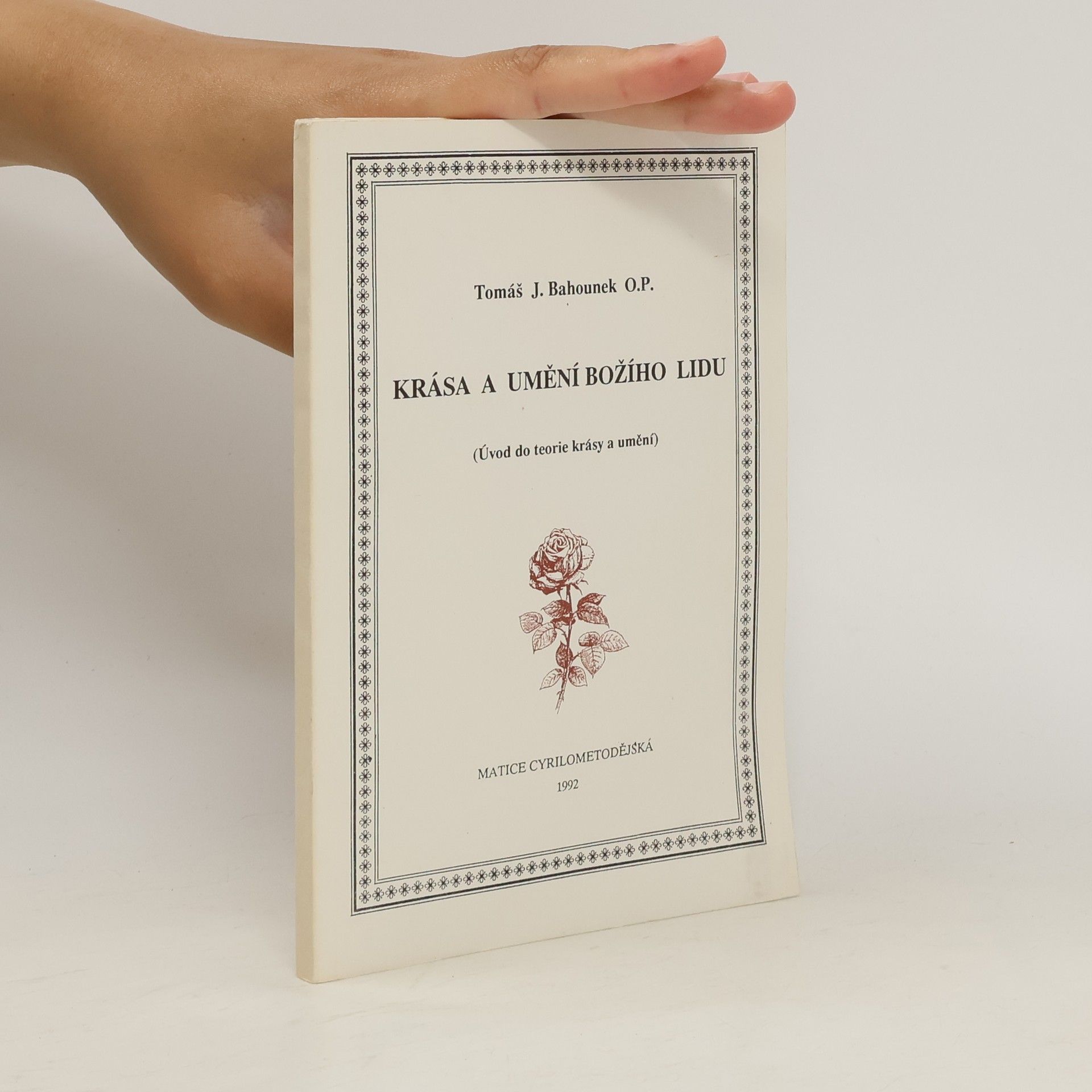 Krása a umění božího lidu: Úvod do teorie krásy a umění