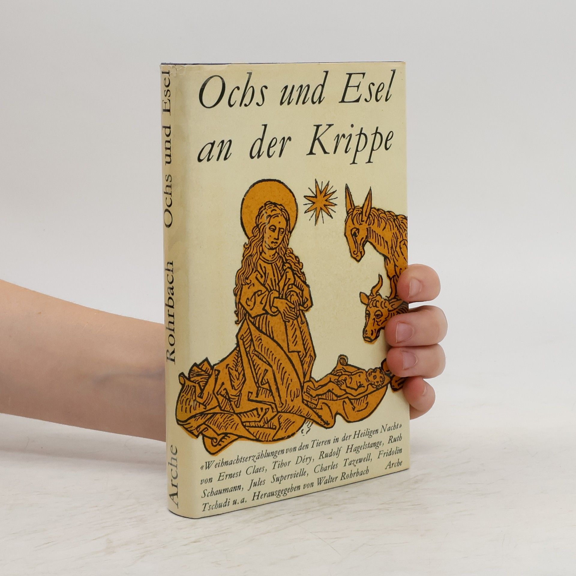 Walter Rohrbach Ochs und Esel an der Krippe
