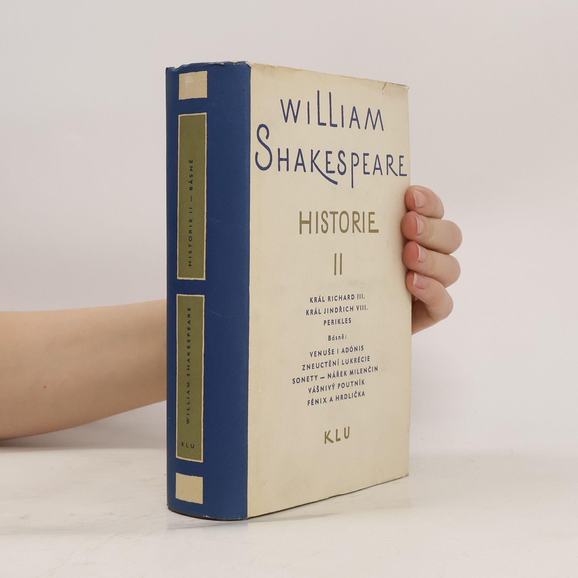 William Shakespeare Historie II - Básně