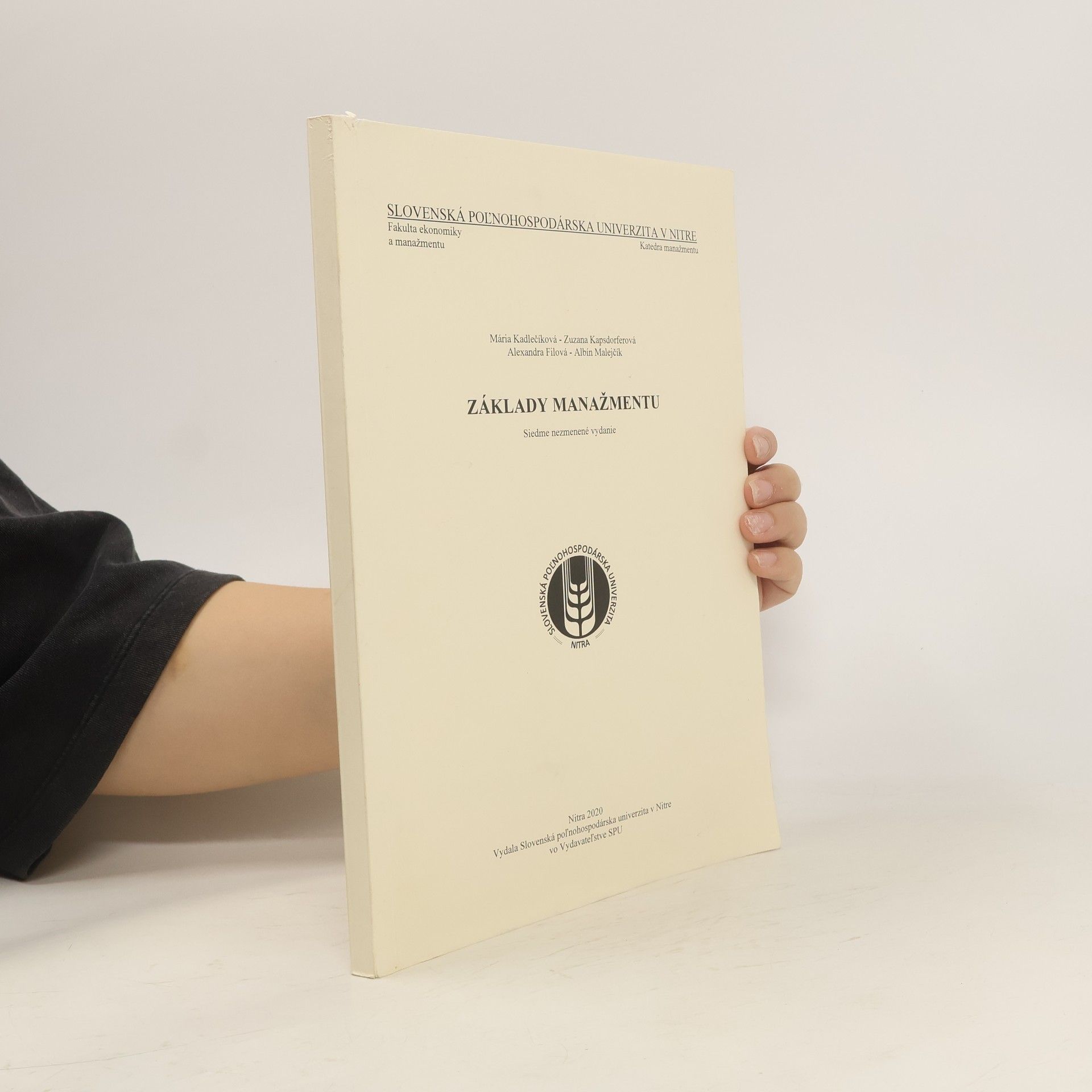 Mária Kadlečíková Základy manažementu