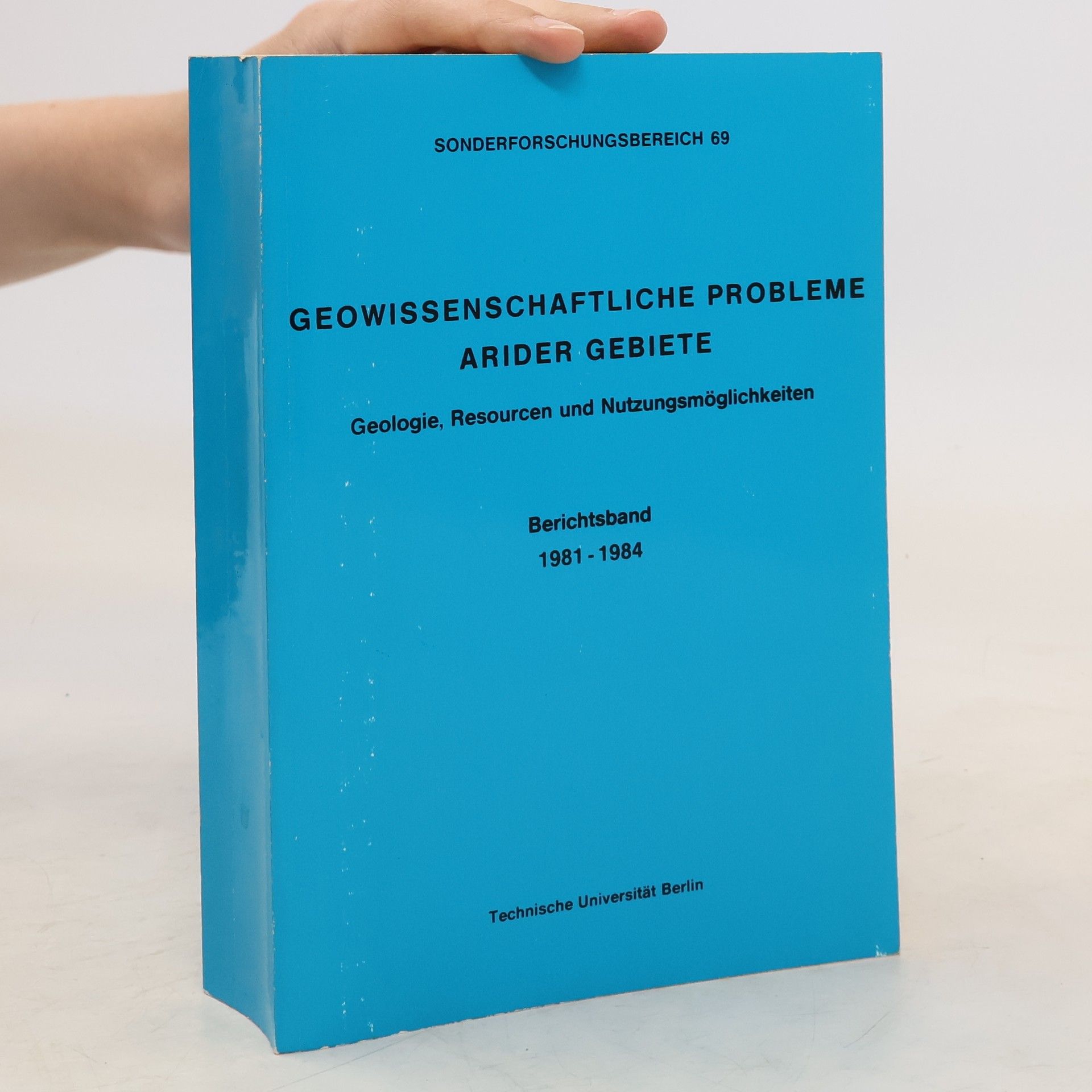 AA.VV. Geowissenschaftliche Probleme arider Gebiete