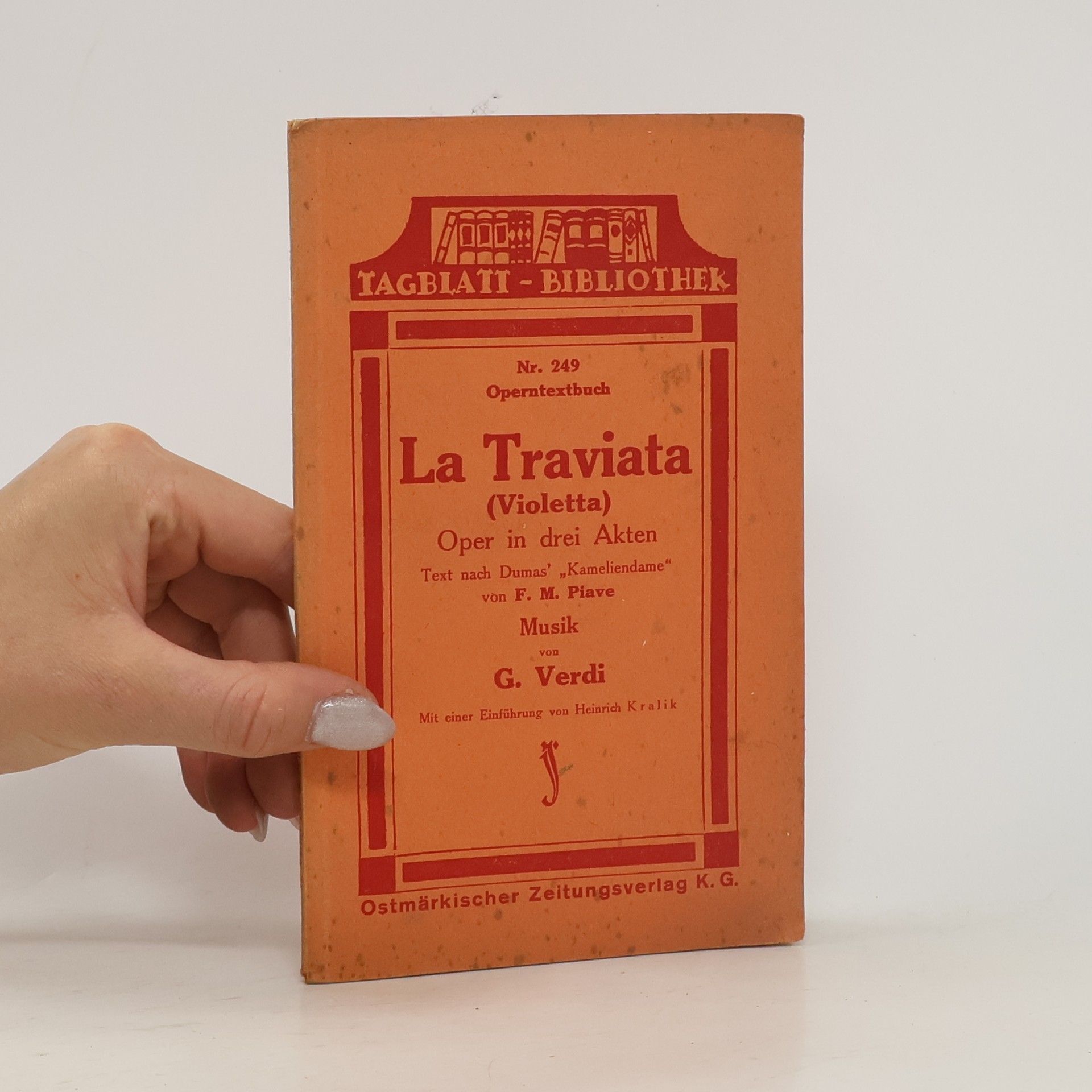 Giuseppe Verdi La Traviata (Violetta)