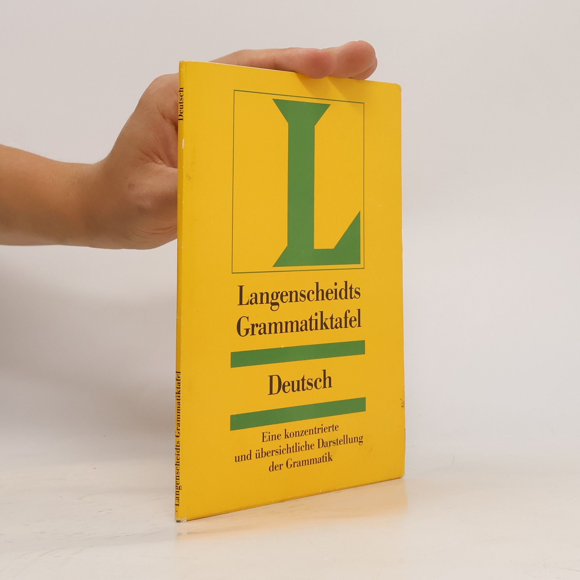 Heinz F. Wendt Langenscheidts Grammatiktafel