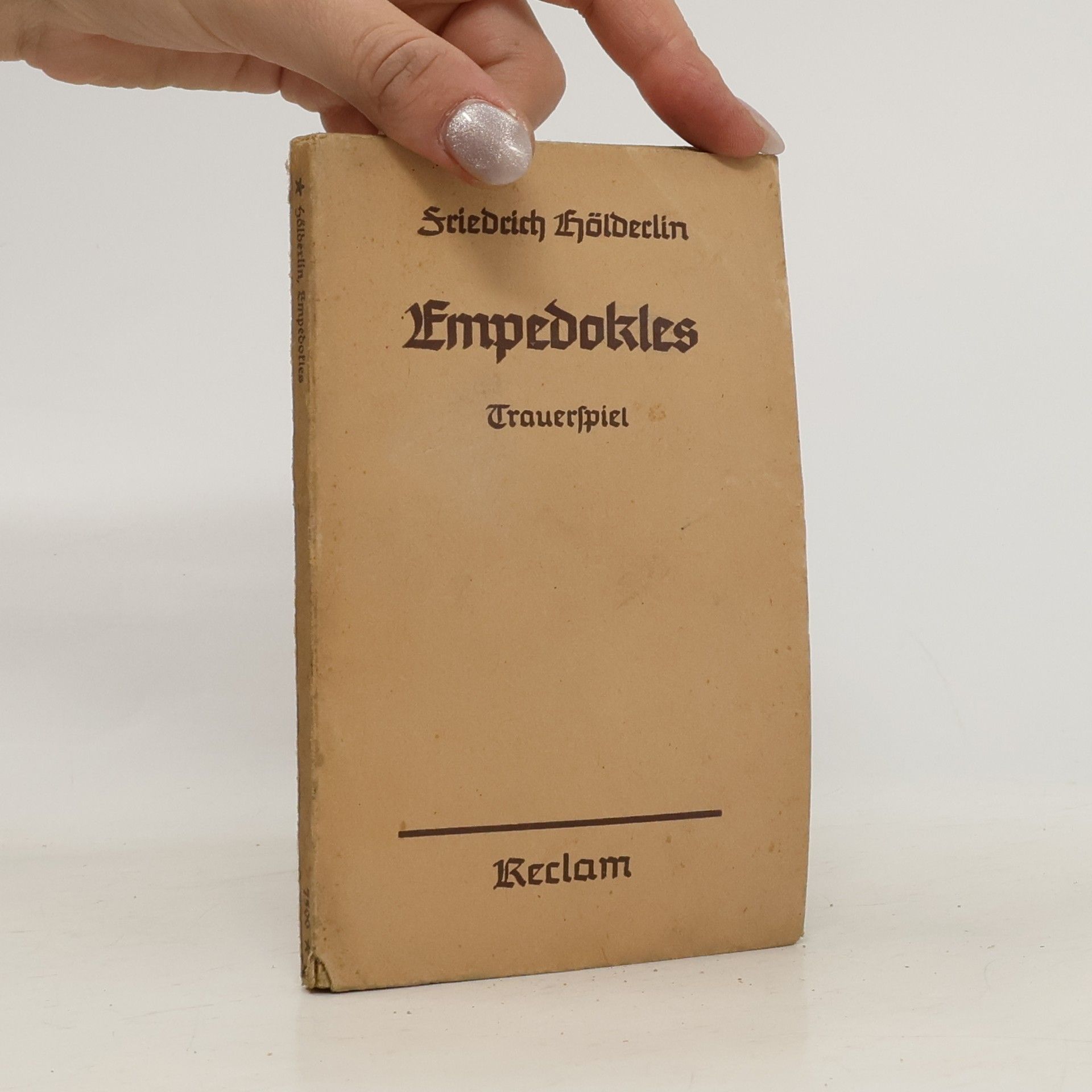 Friedrich Hölderlin Empedokles