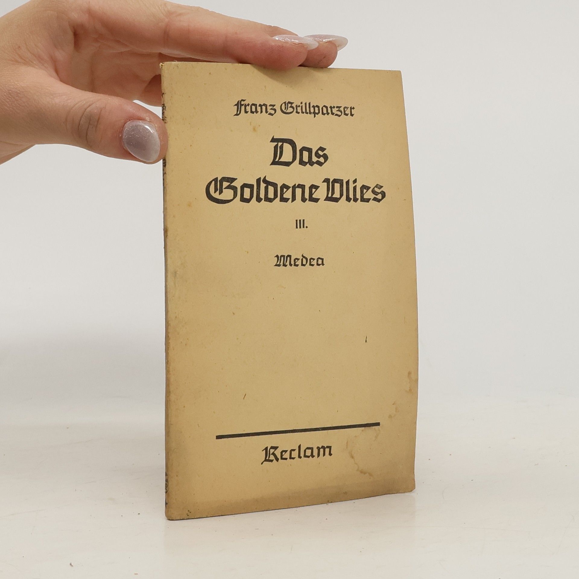 Franz Grillparzer Das Goldene Vlies III.