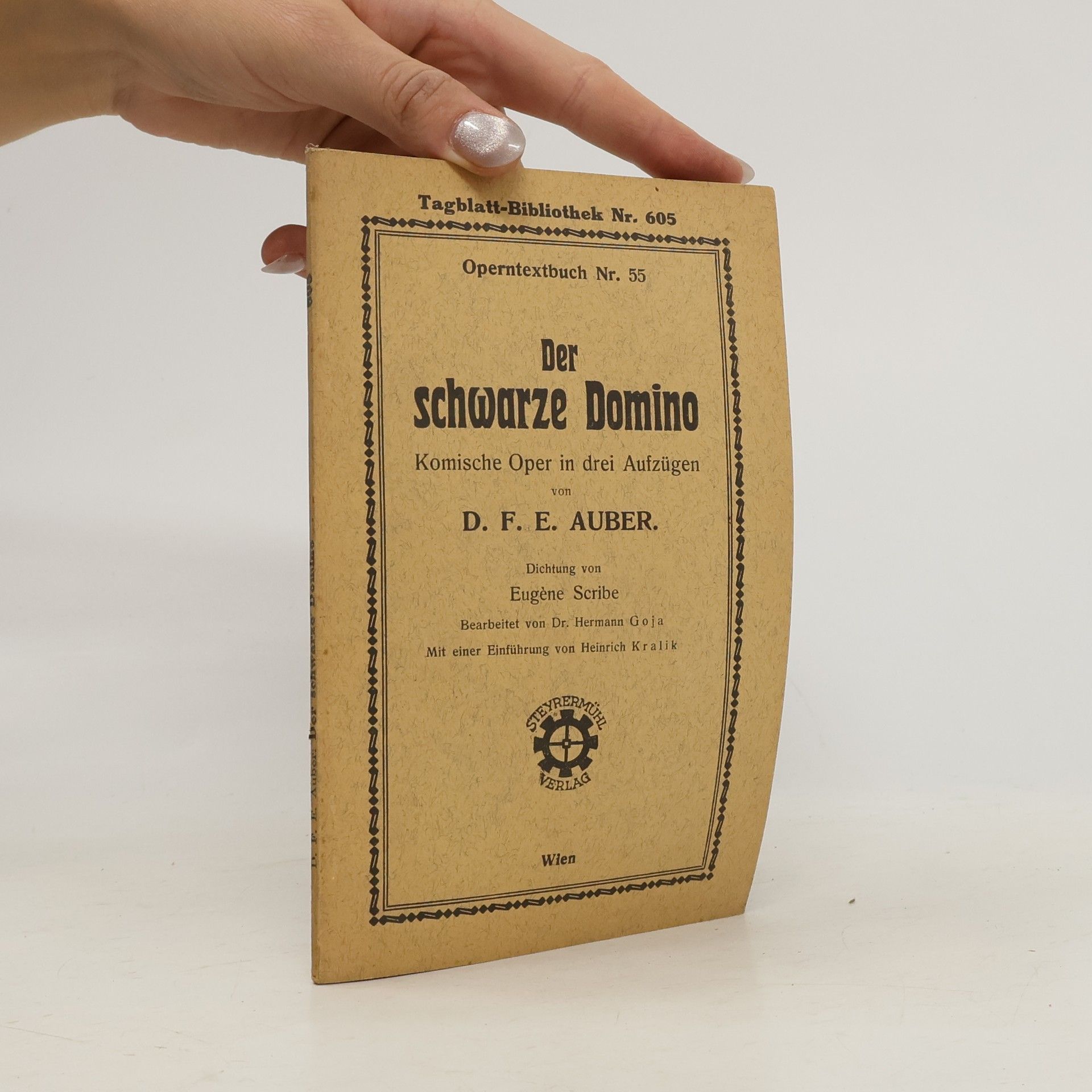 D. F. E. Auber Der schwarze Domino