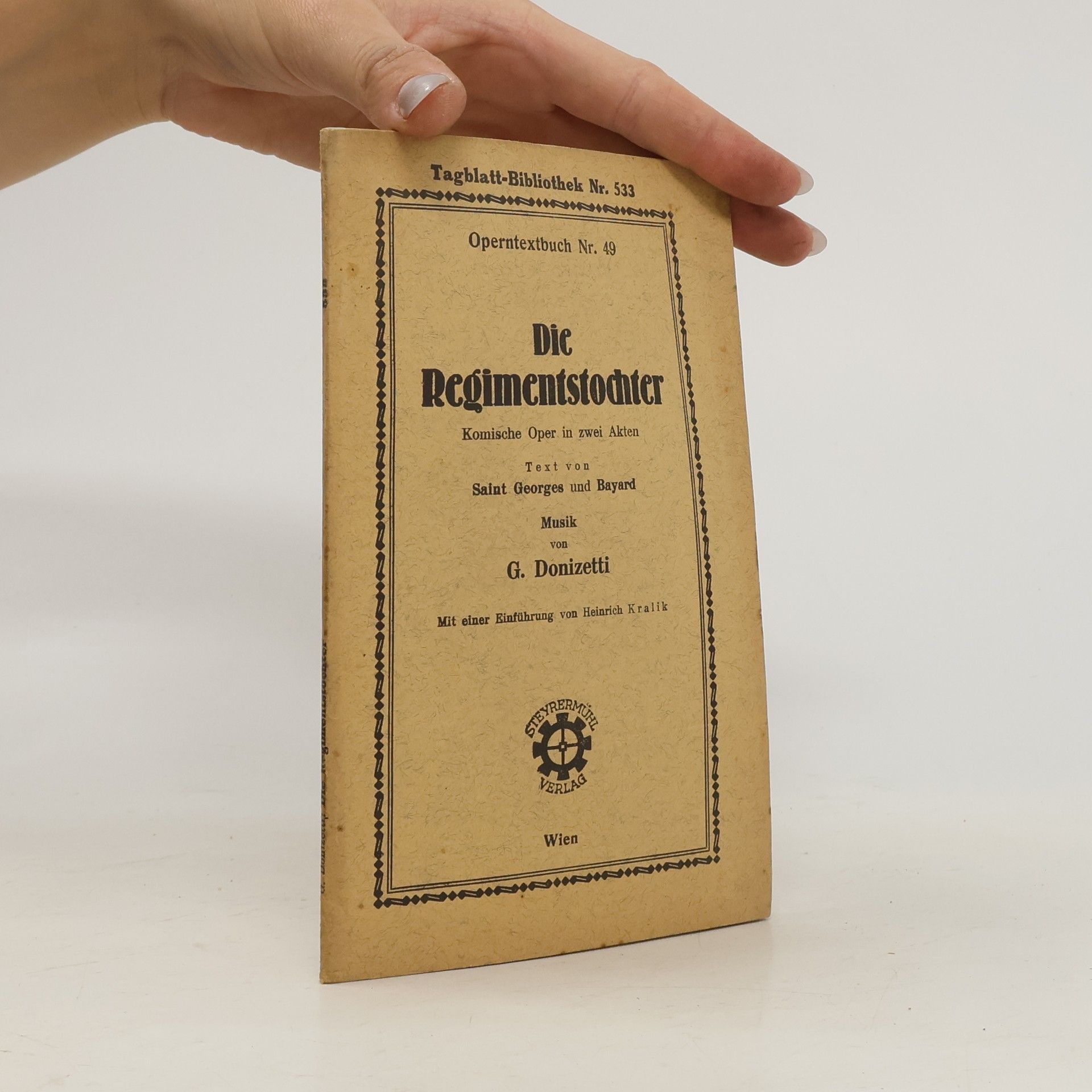 G. Donizetti Die Regimentstochter