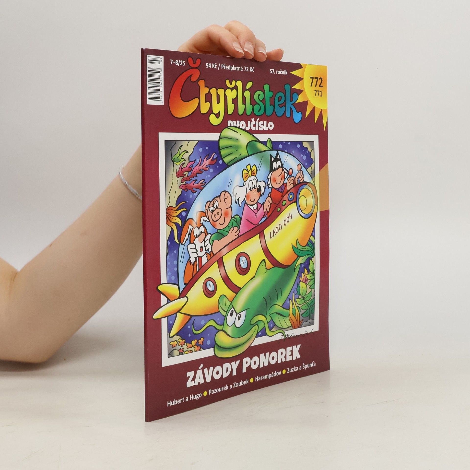 Autorenkollektiv Čtyřlístek 771-772. 7-8/25