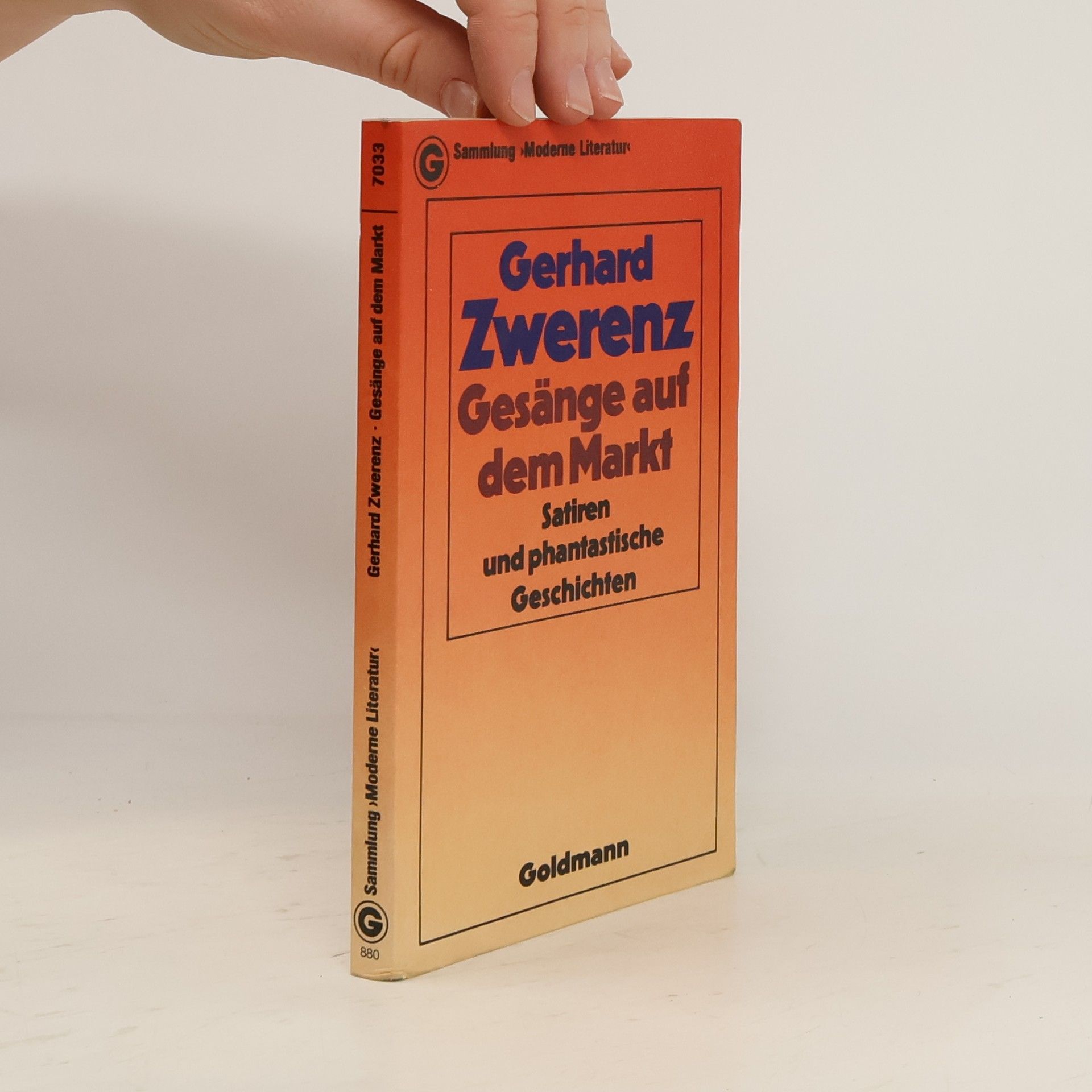 Gerhard Zwerenz Gesänge auf dem Markt