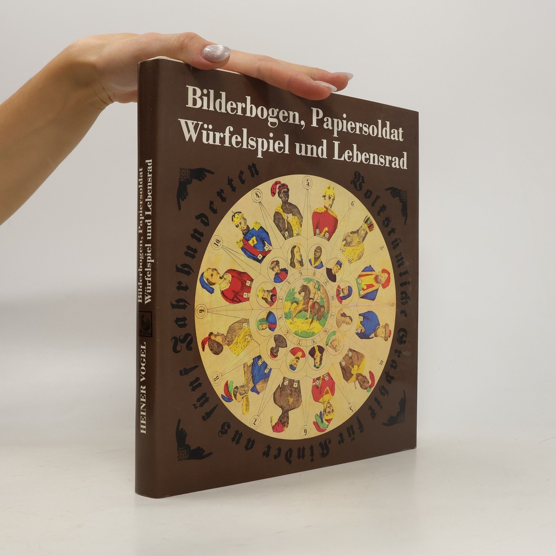 Heiner Vogel Bilderbogen, Papiersoldat, Würfelspiel und Lebensrad
