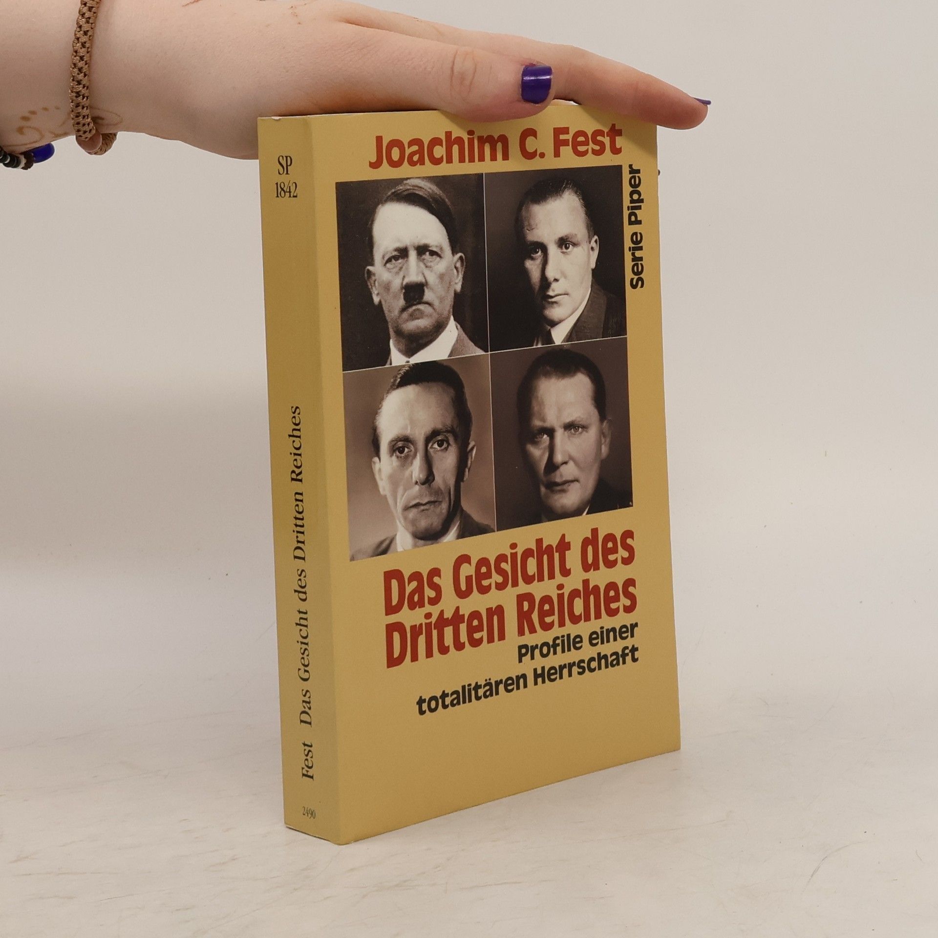 Joachim Fest Das Gesicht des Dritten Reiches