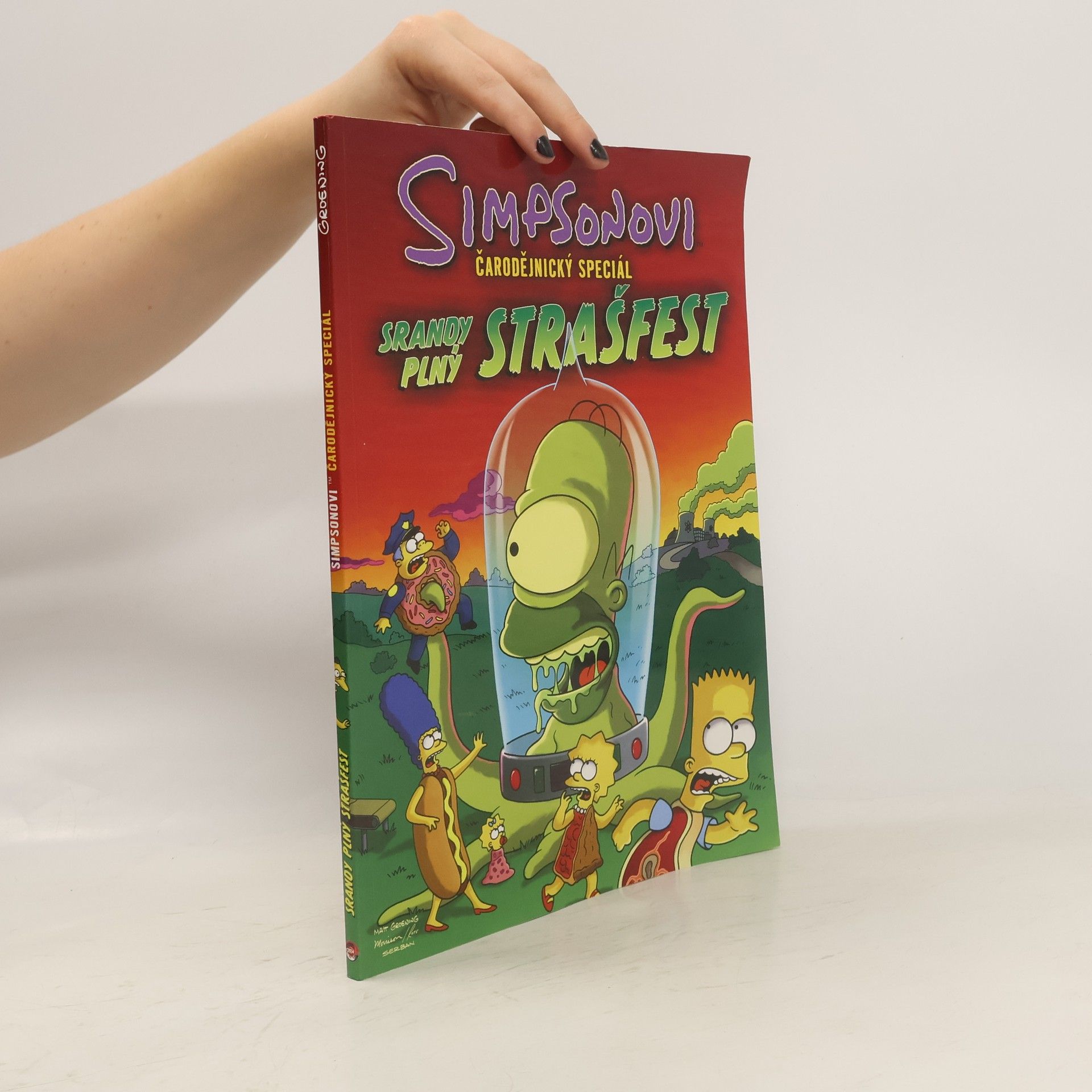 Matt Groening Simpsonovi : čarodějnický speciál. Srandy plný strašfest