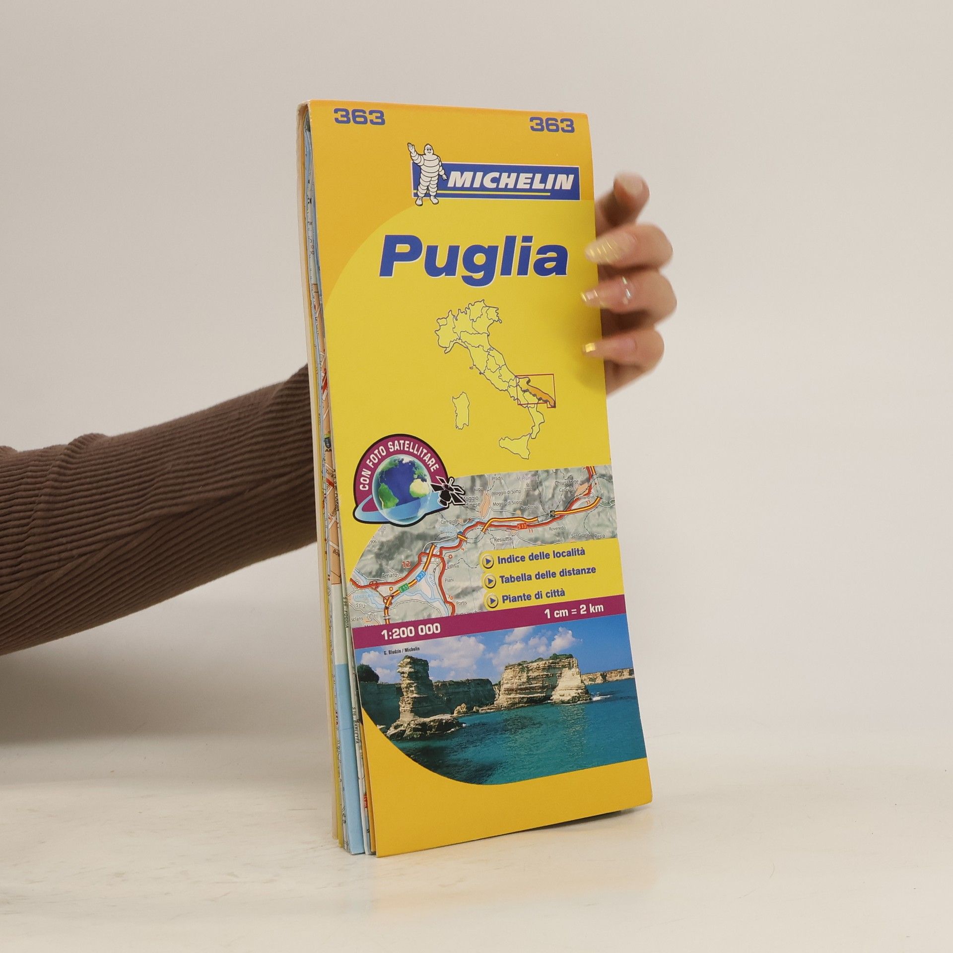 Michelin Editions des Voyages Puglia - Michelin Local Map 363