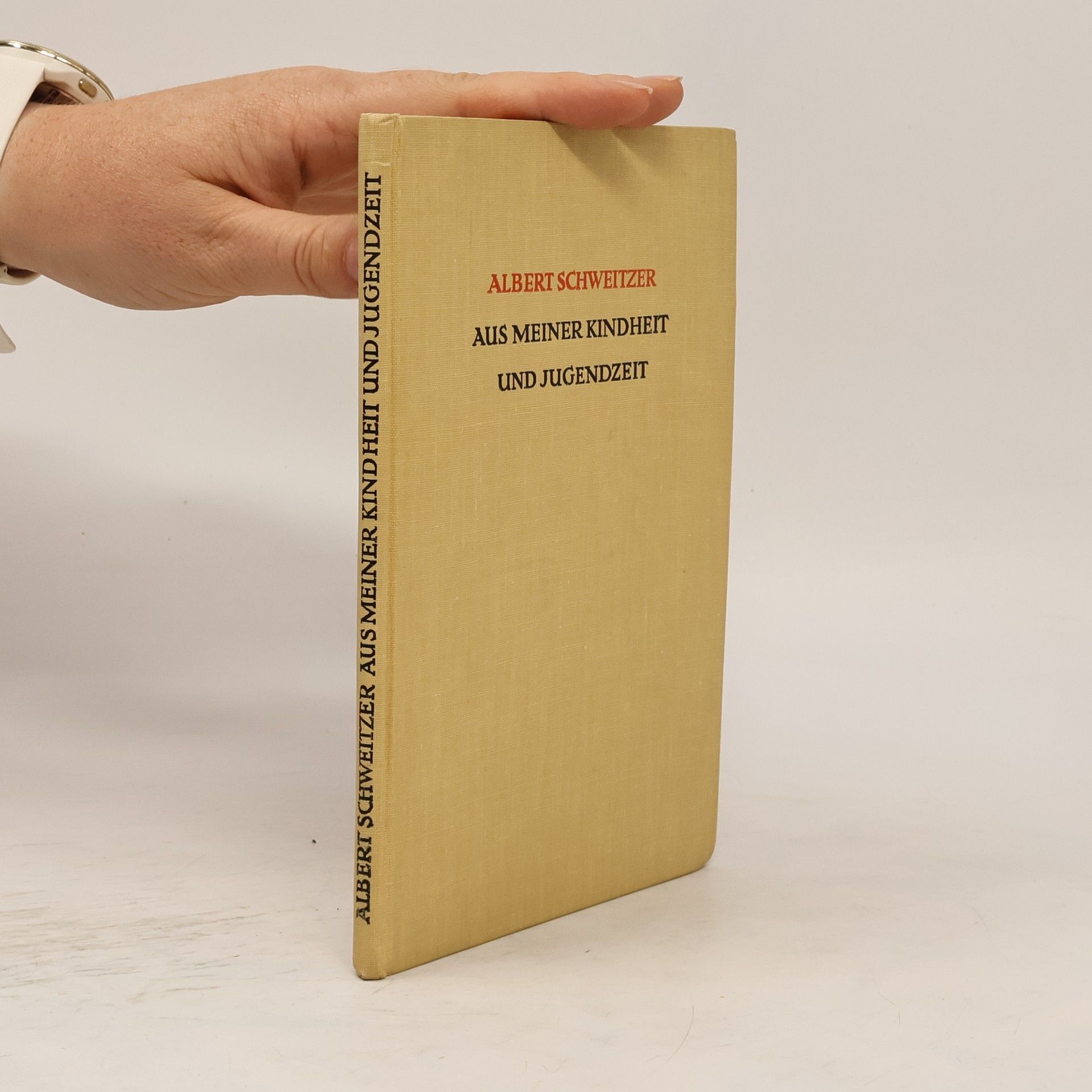 Albert Schweitzer Aus Meiner Kindheit und Jugendzeit