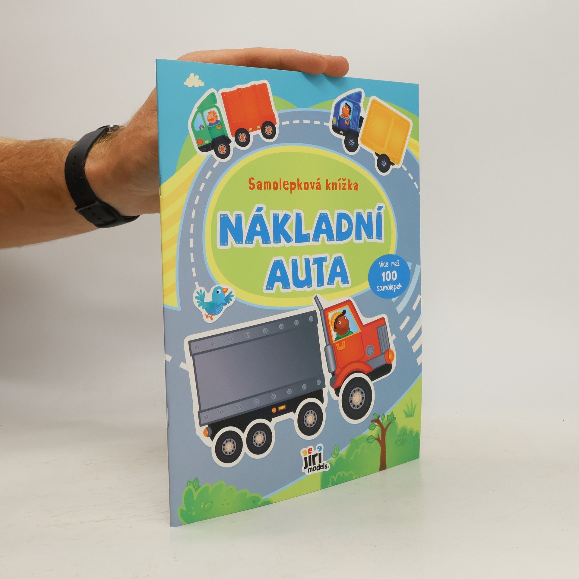 Kolektiv autorů Nákladní auta: samolepková knížka