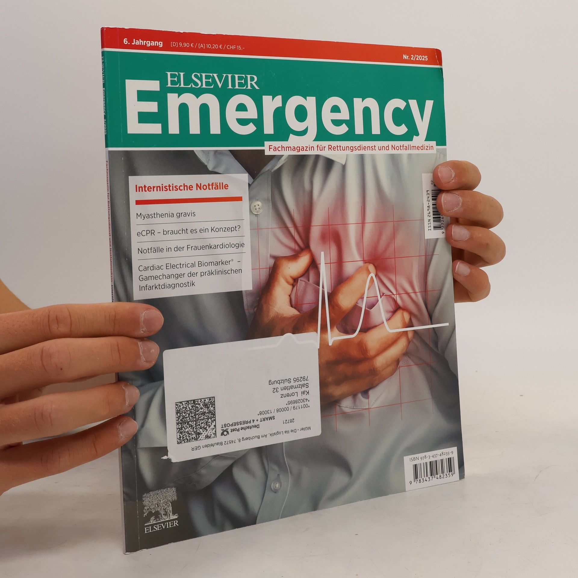 Autorenkollektiv Elsevier Emergency. Internistische Notfälle. 2/2025