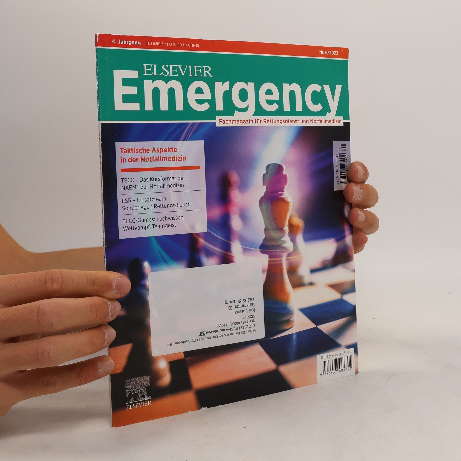 Matthias Klausmeier ELSEVIER Emergency. Taktische Aspekte in der Notfallmedizin. 6/2023