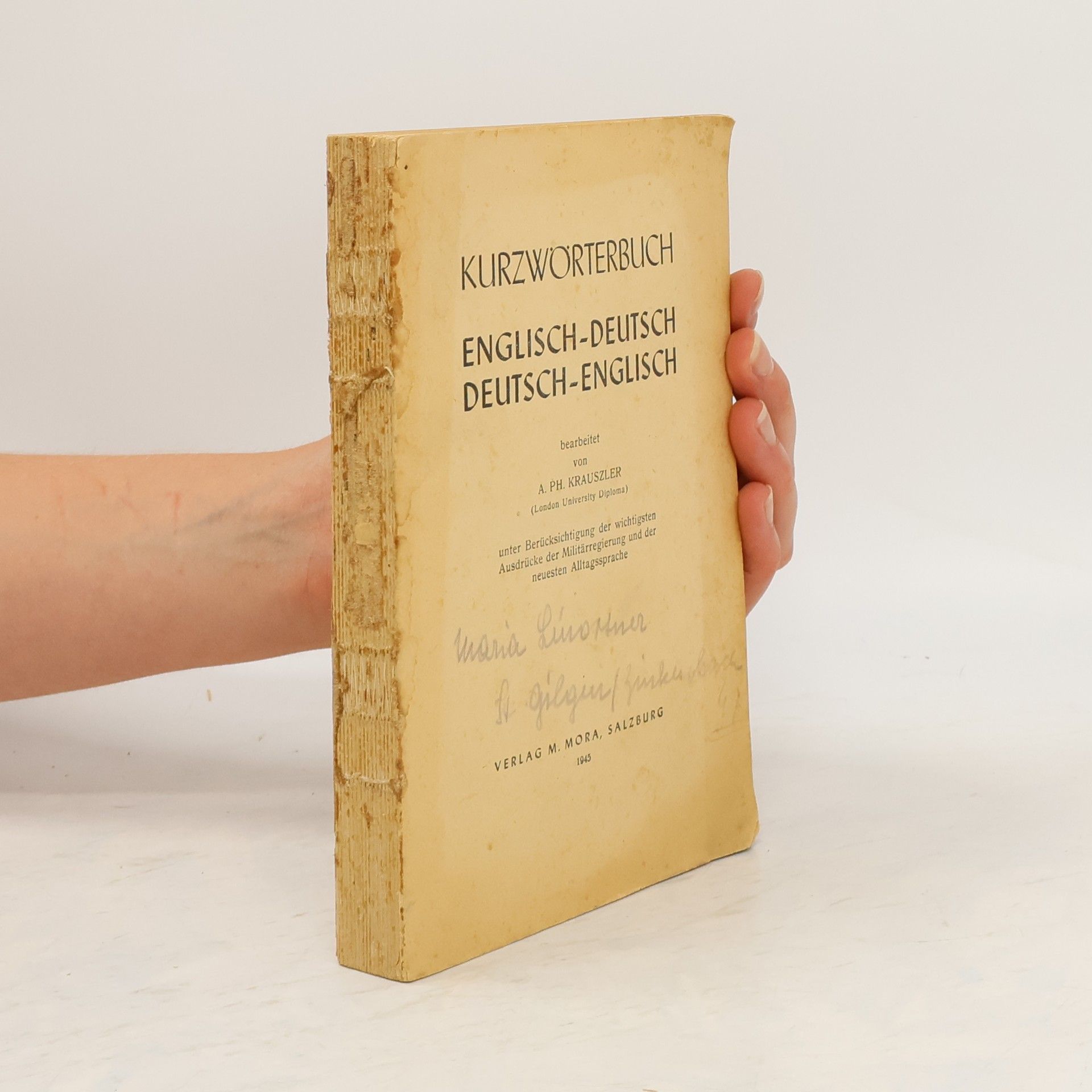 Kurzwörterbuch Englisch-Deutsch, Deutsch-Englisch