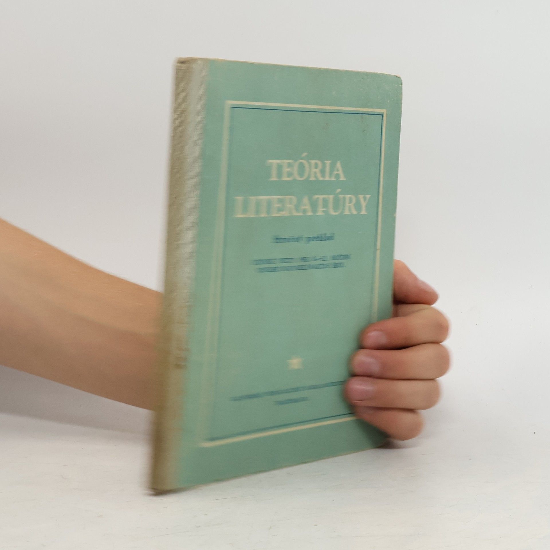 kolektiv Teória literatúry