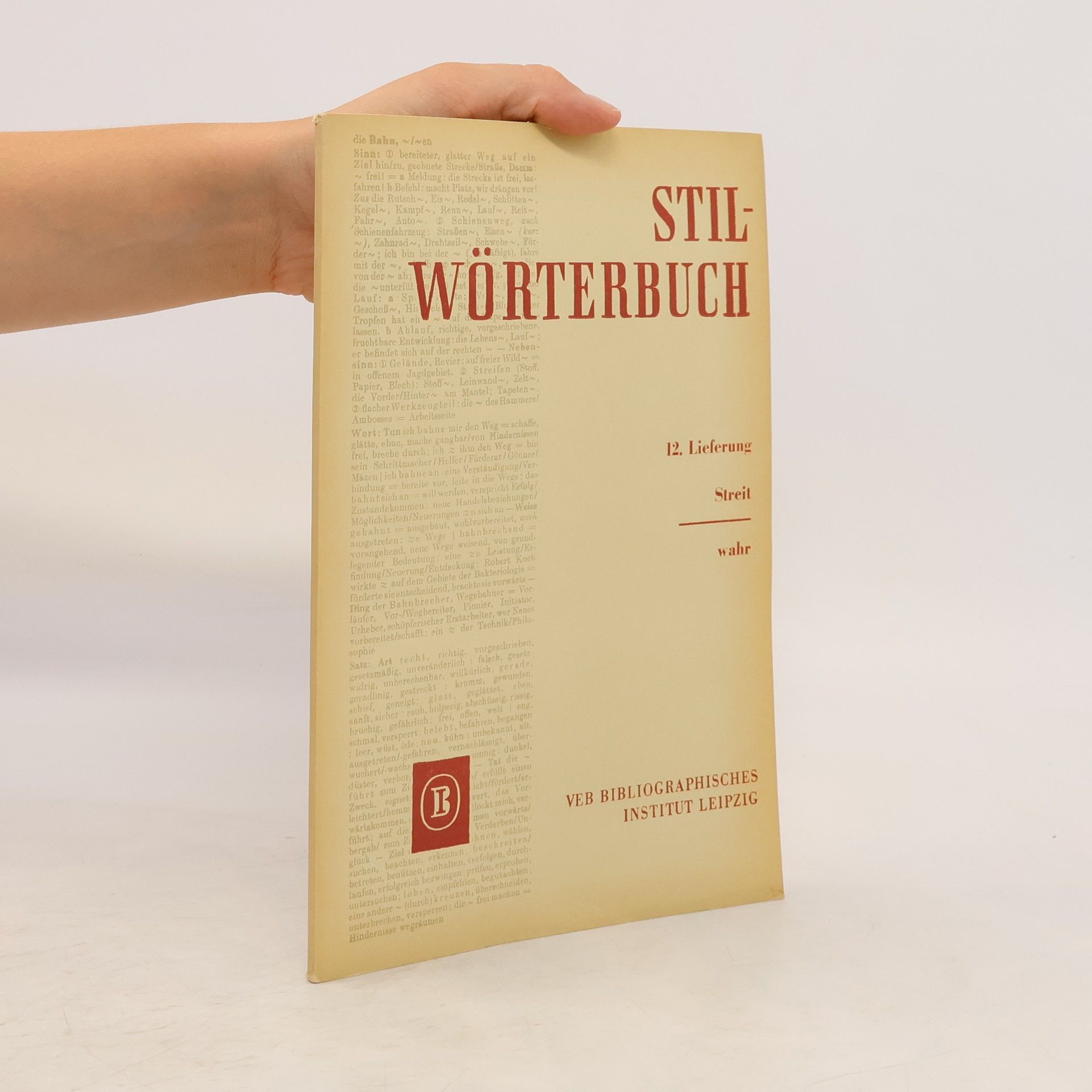Collectif d'auteurs Stilwörterbuch