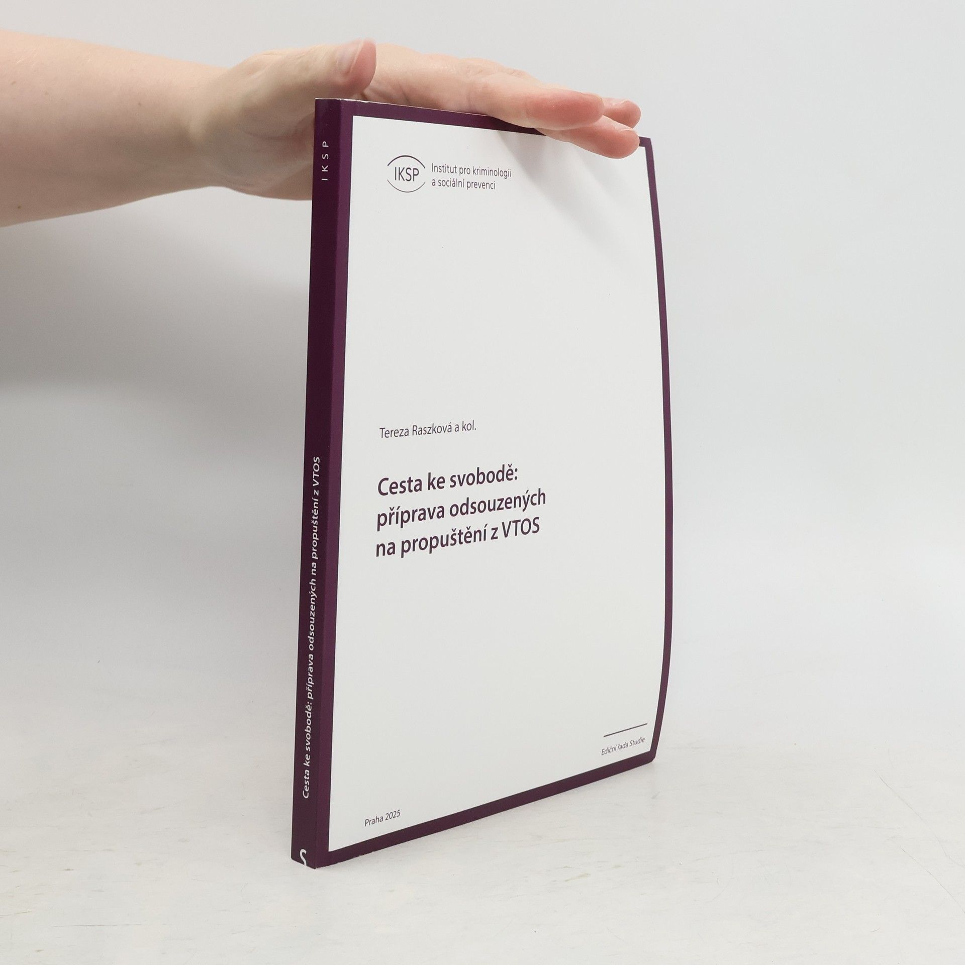 Tereza Raszková Cesta ke svobodě. Příprava odsouzených na propuštění z VTOS