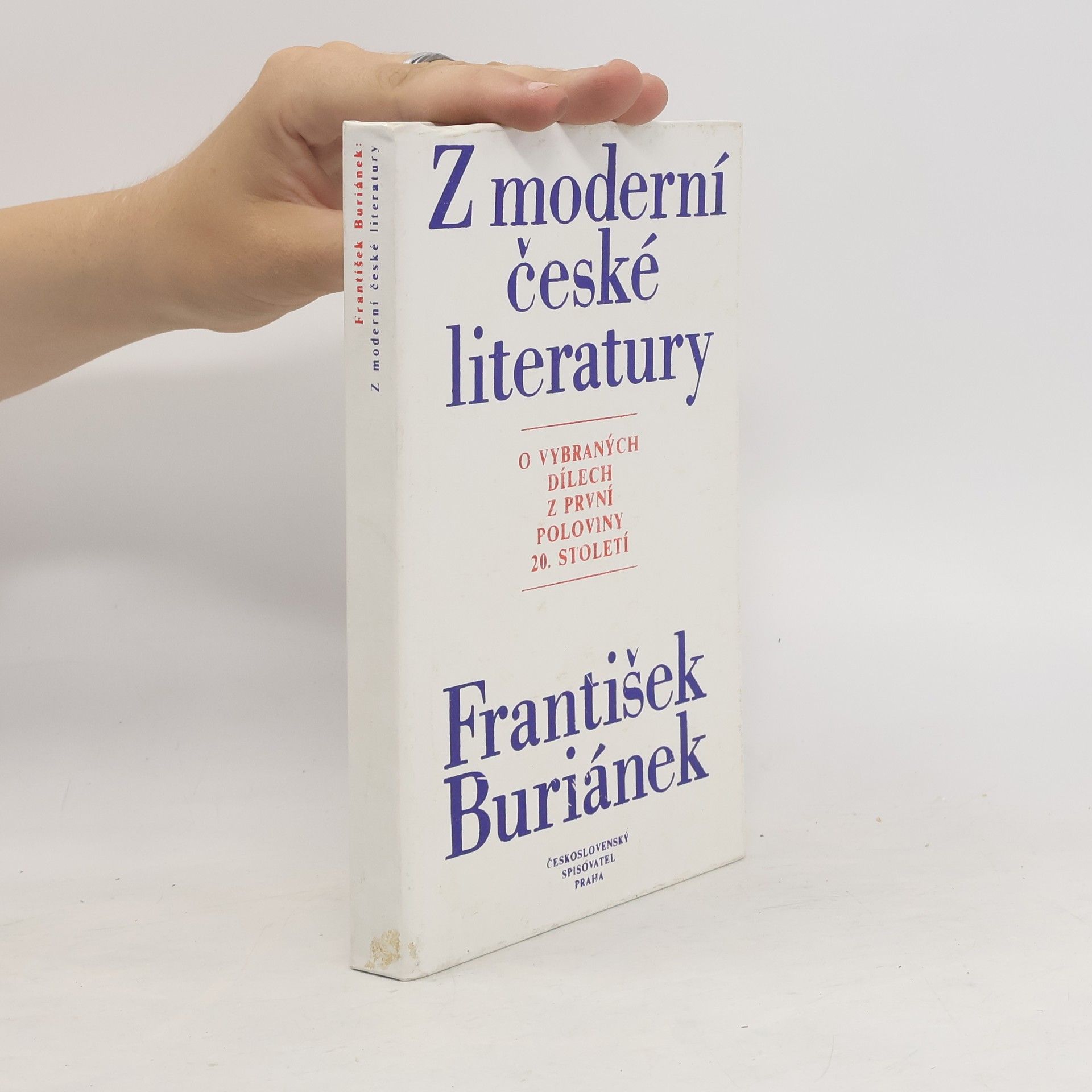 František Buriánek Z moderní české literatury