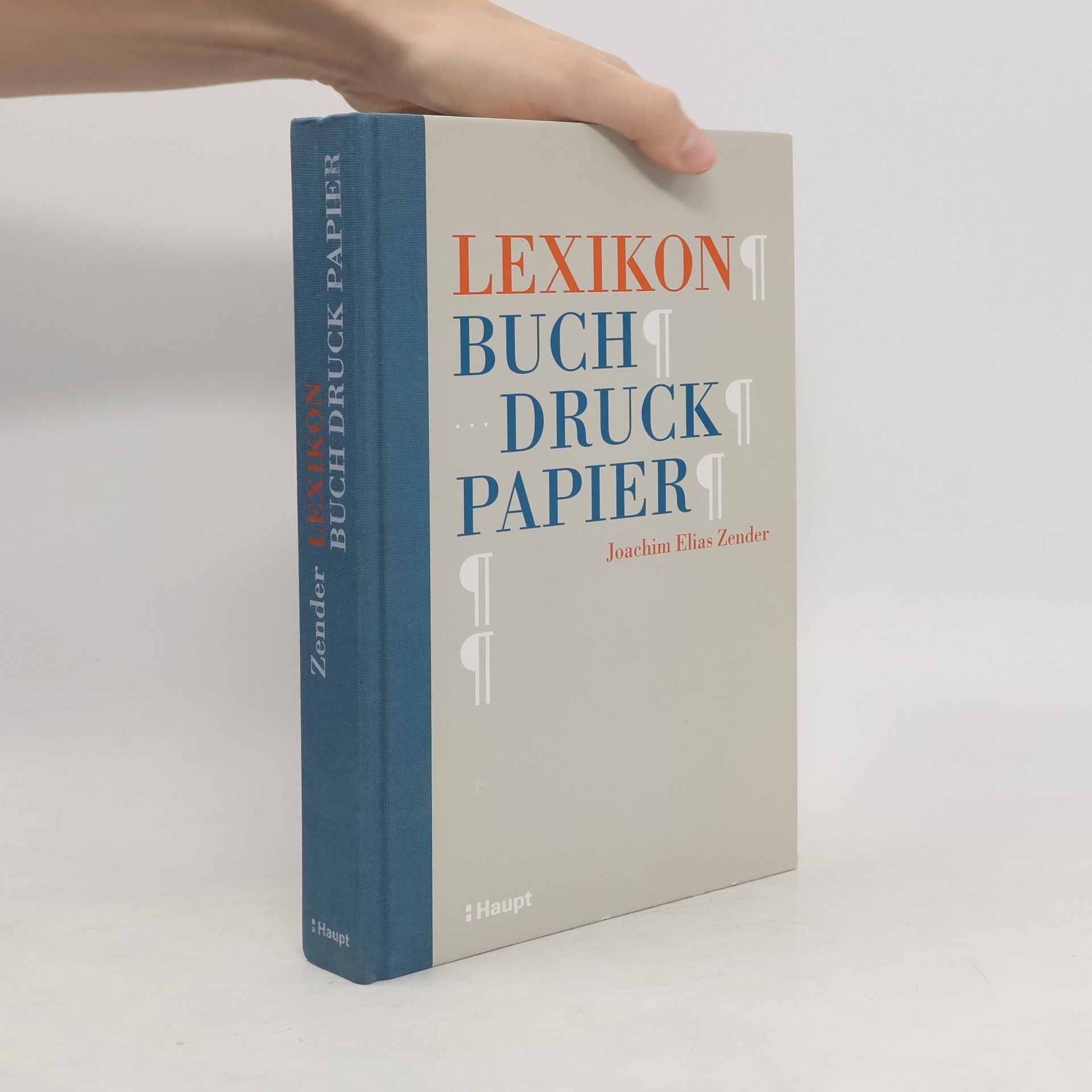 Joachim Elias Zender Lexikon Buch, Druck, Papier