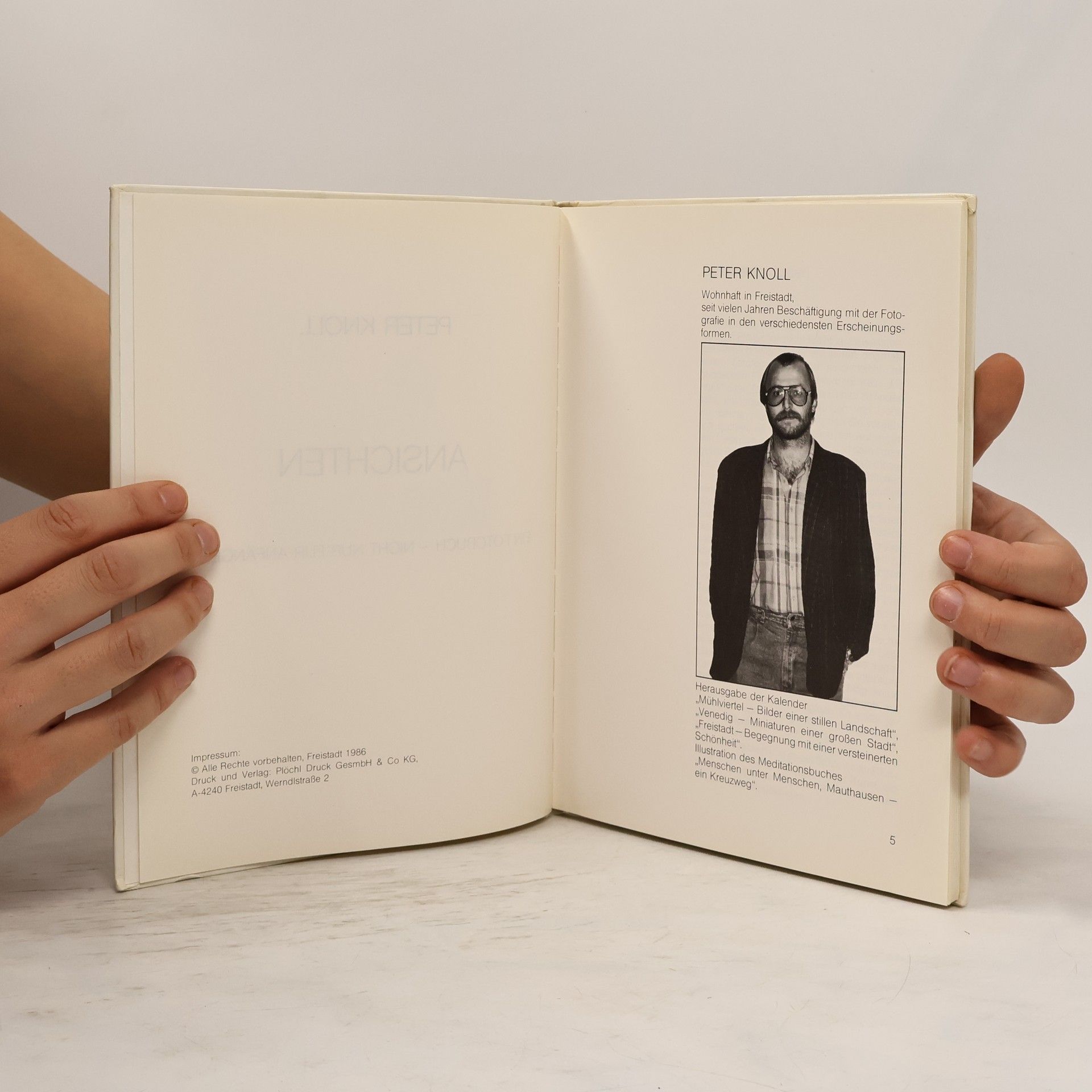 Peter Knoll Ansichten: Ein Fotobuch von Peter Knoll