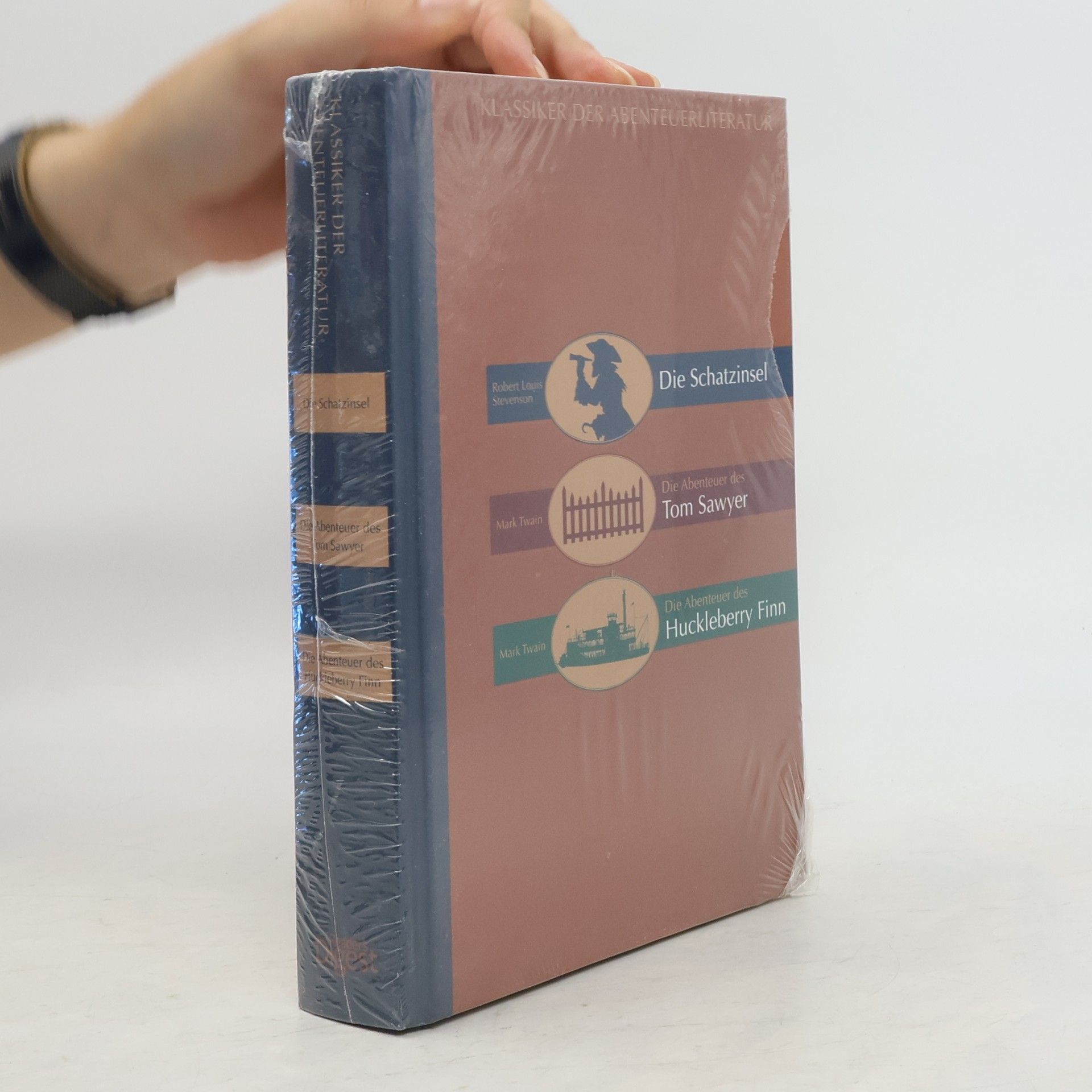 Mark Twain Klassiker der Abenteuerliteratur. Die Schatzinsel. Tom Sawyer. Huckleberry Finn