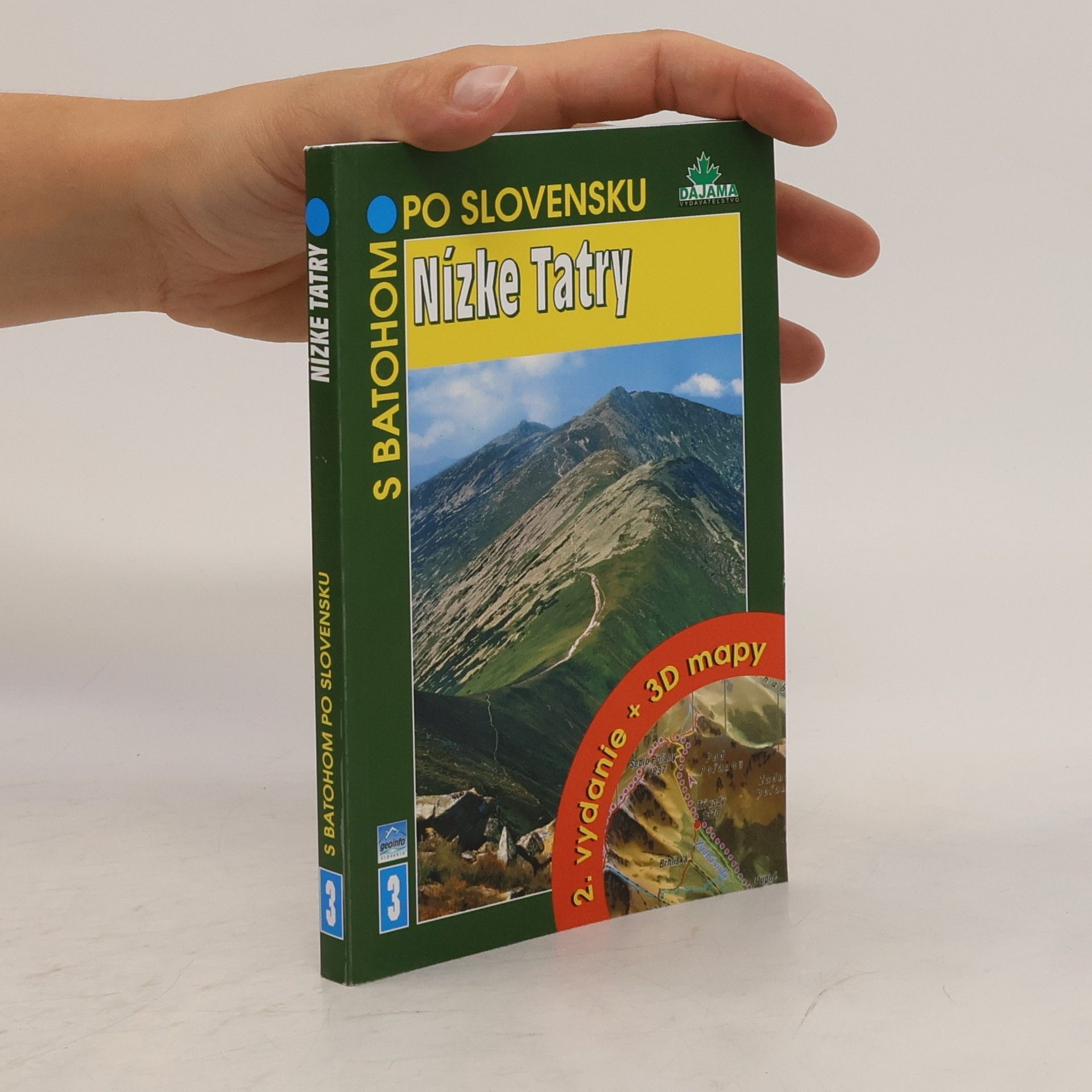 Ján Lacika Nízke Tatry - S batohom po Slovensku (3) - 2.vydanie + 3D mapy