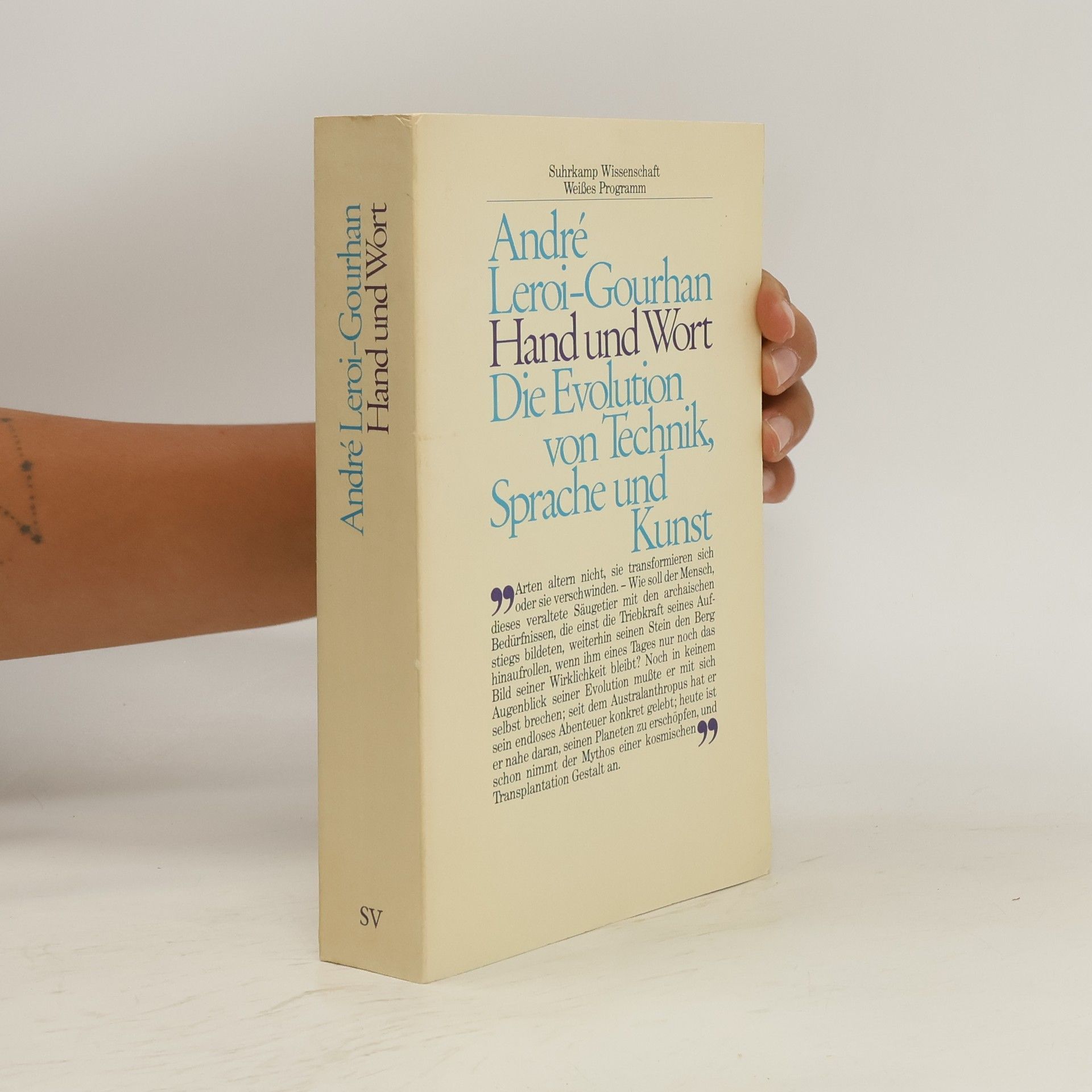 André Leroi-Gourhan Hand und Wort