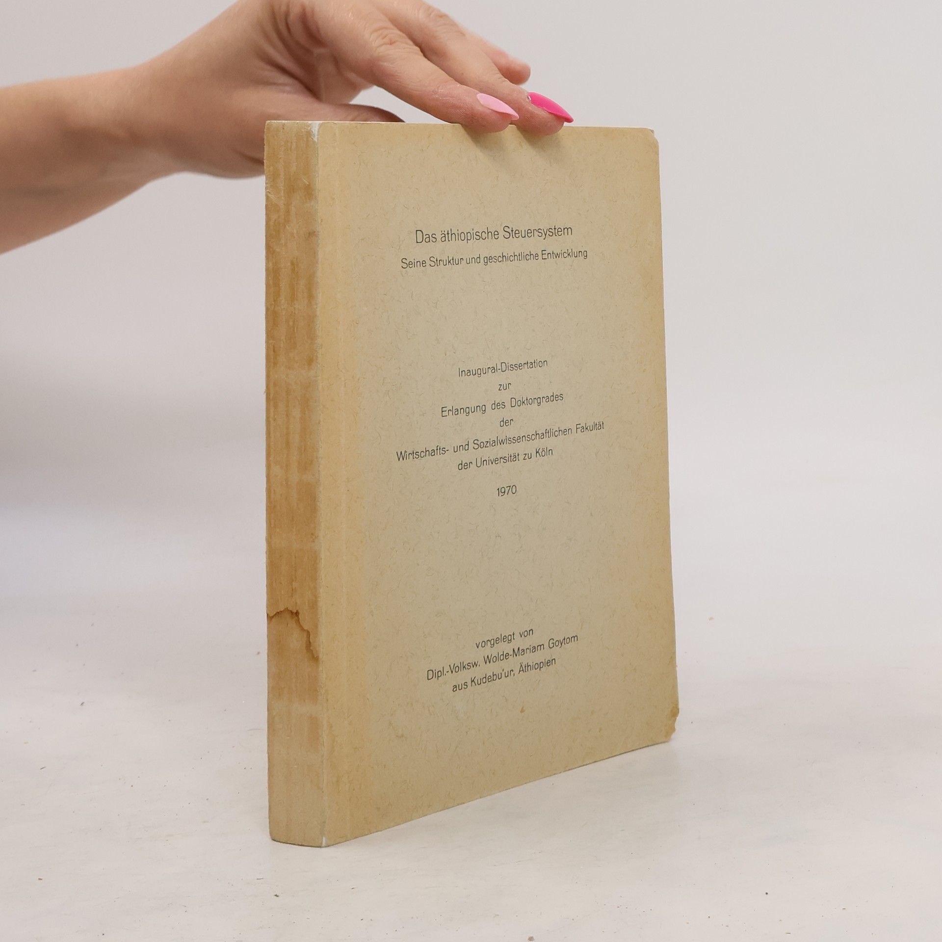 Autores varios Das äthiopische Steuersystem