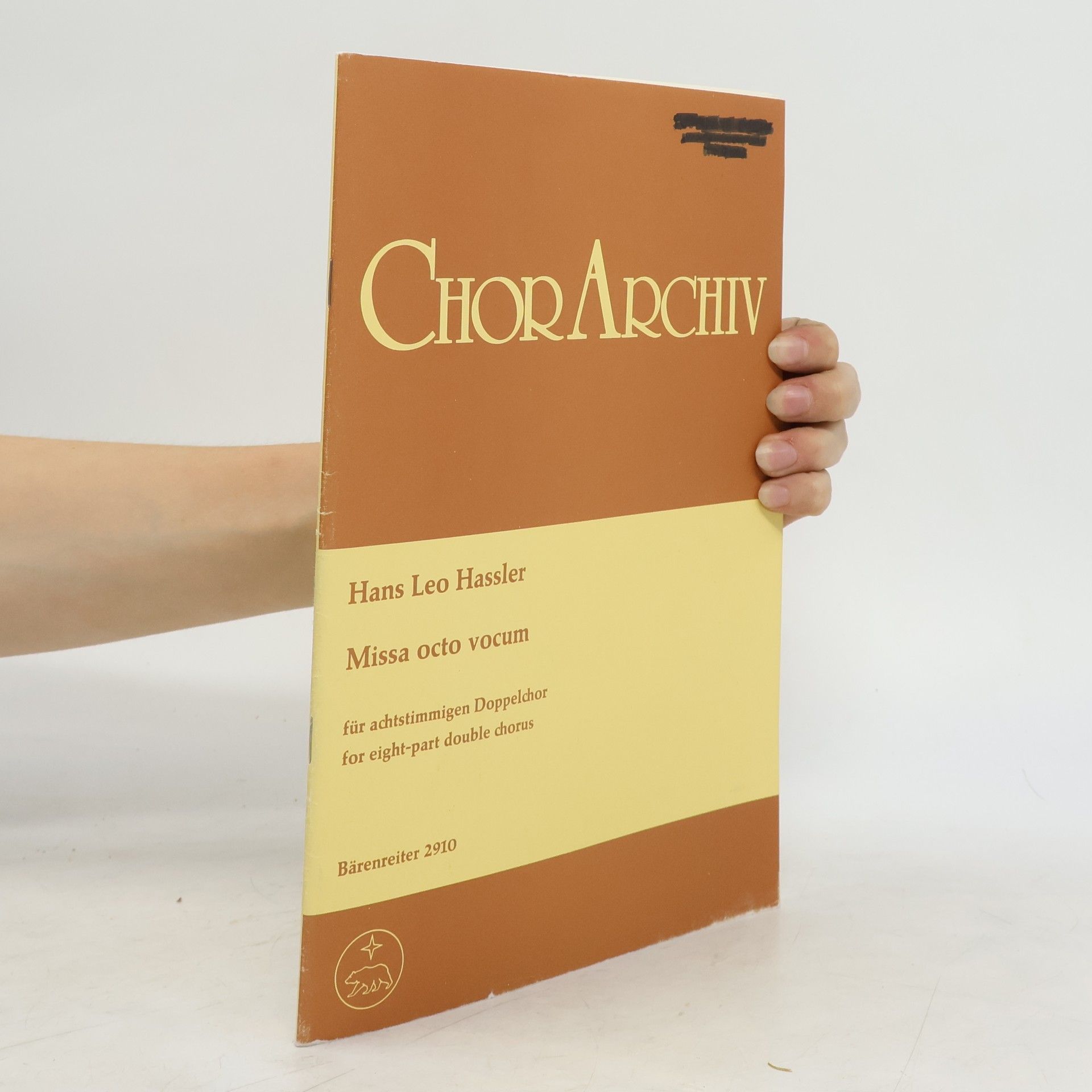 Hans Leo Hassler ChorArchiv. Missa octo vocum