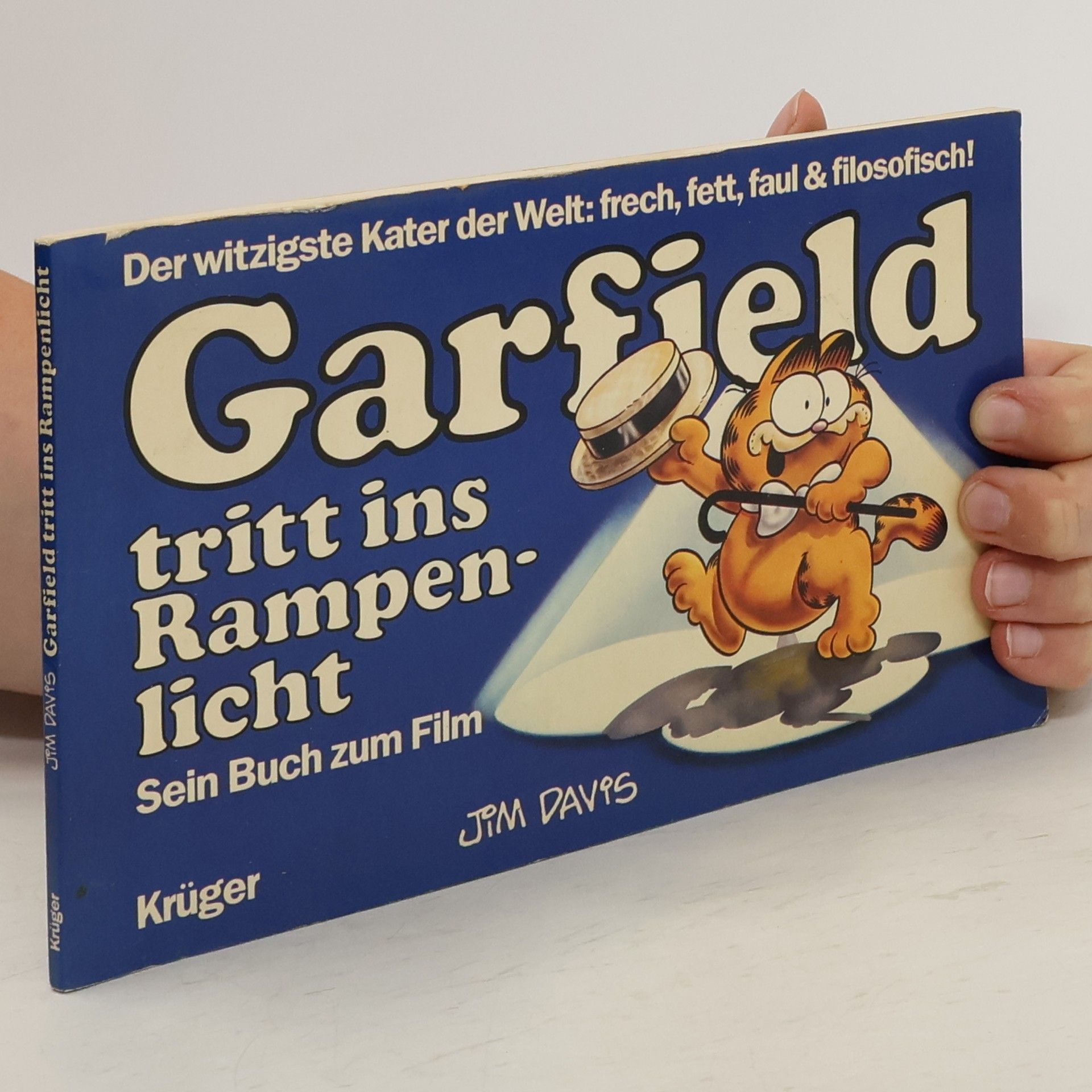 Jim Davis Garfield tritt ins Rampenlicht