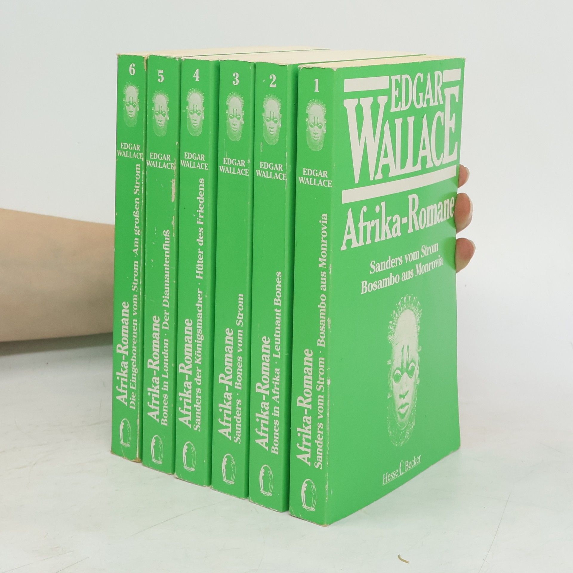 Edgar Wallace Afrika-Romane 1-6