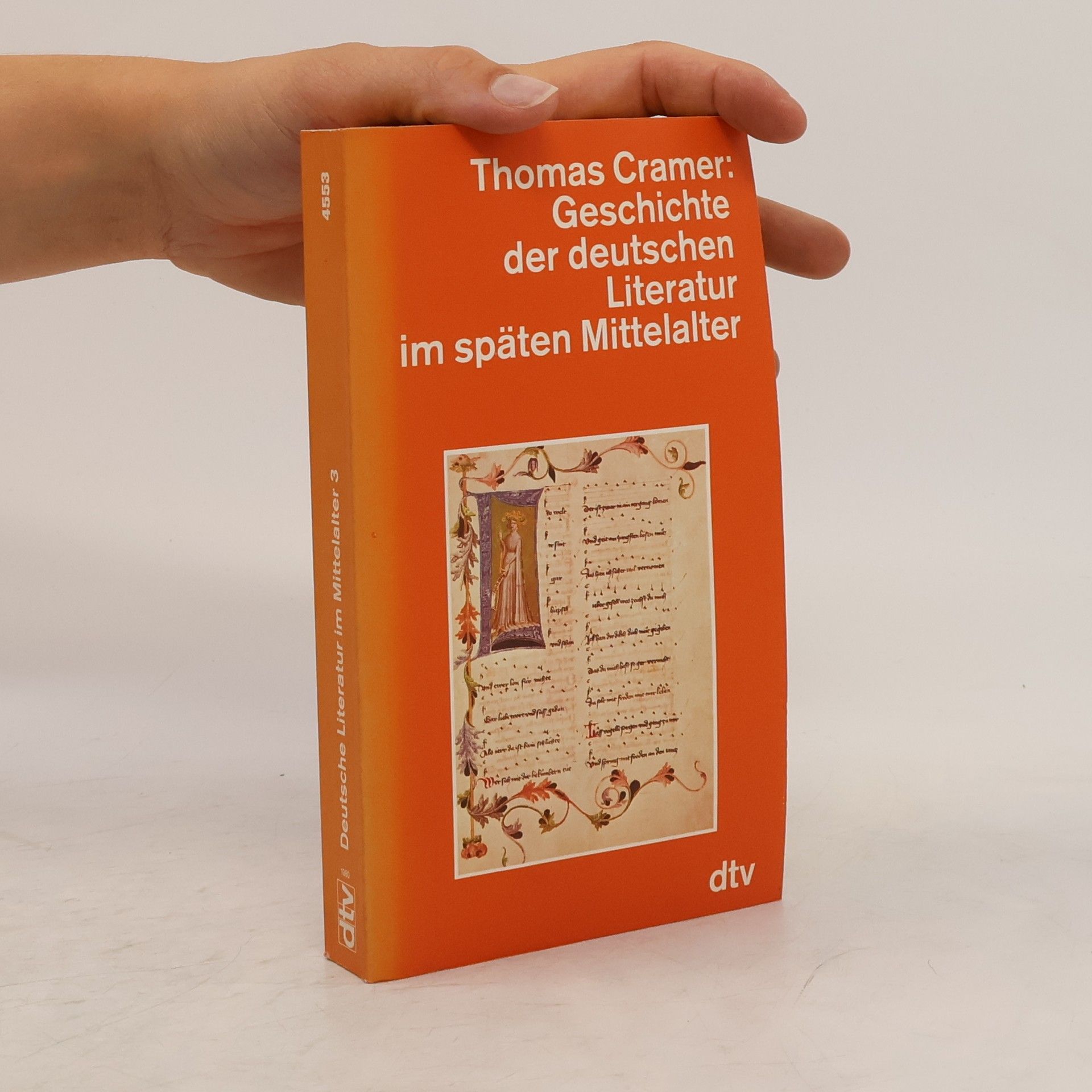Thomas Cramer Geschichte der deutschen Literatur im späten Mittelalter