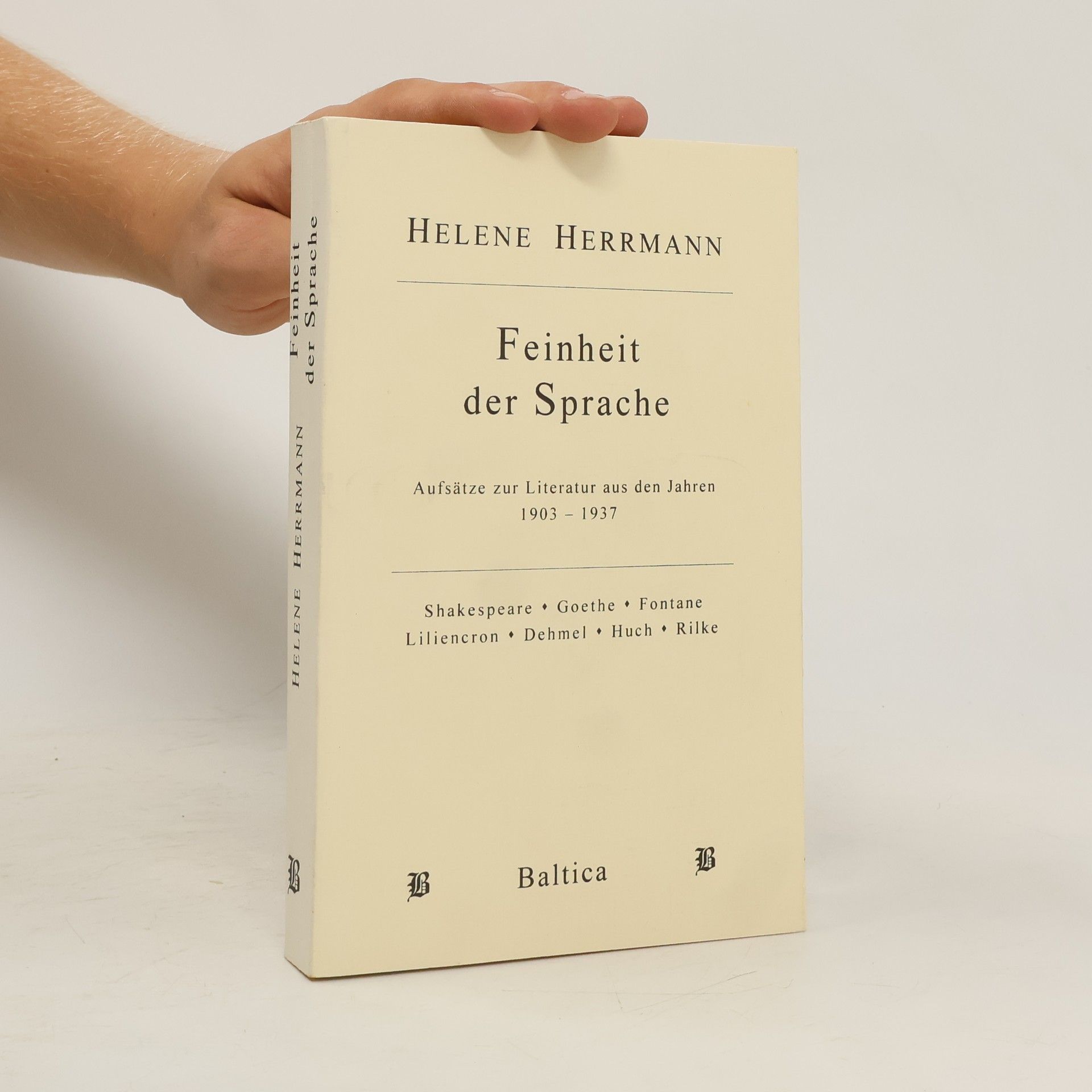 Helene Herrmann Feinheit der Sprache