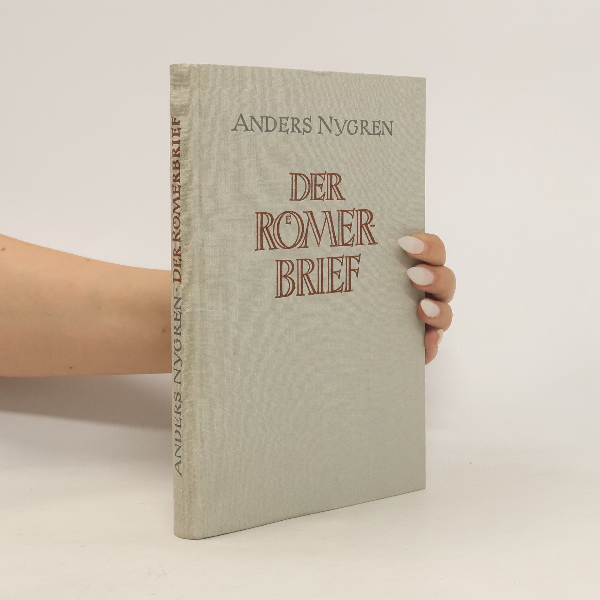 Anders Nygren Der romerbrief