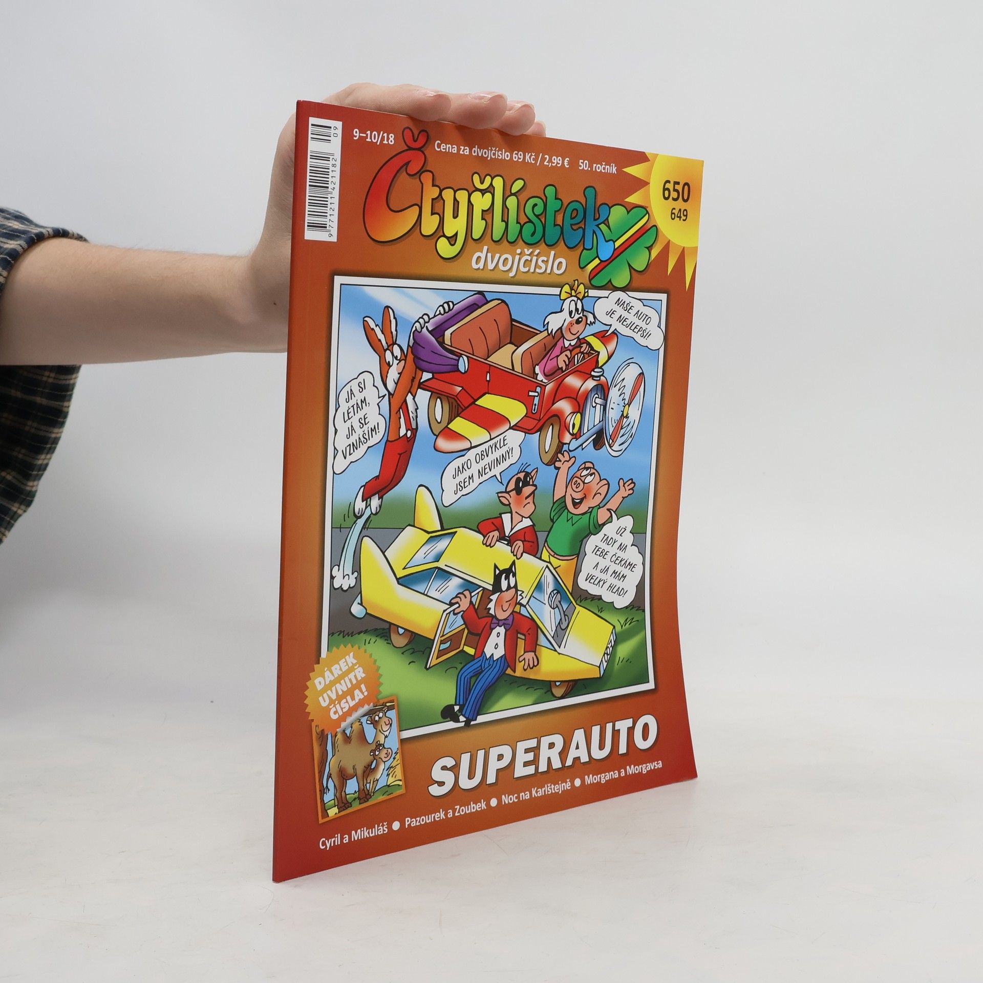 AA.VV. Čtyřlístek dvojčíslo 649-650, 9-10/2018
