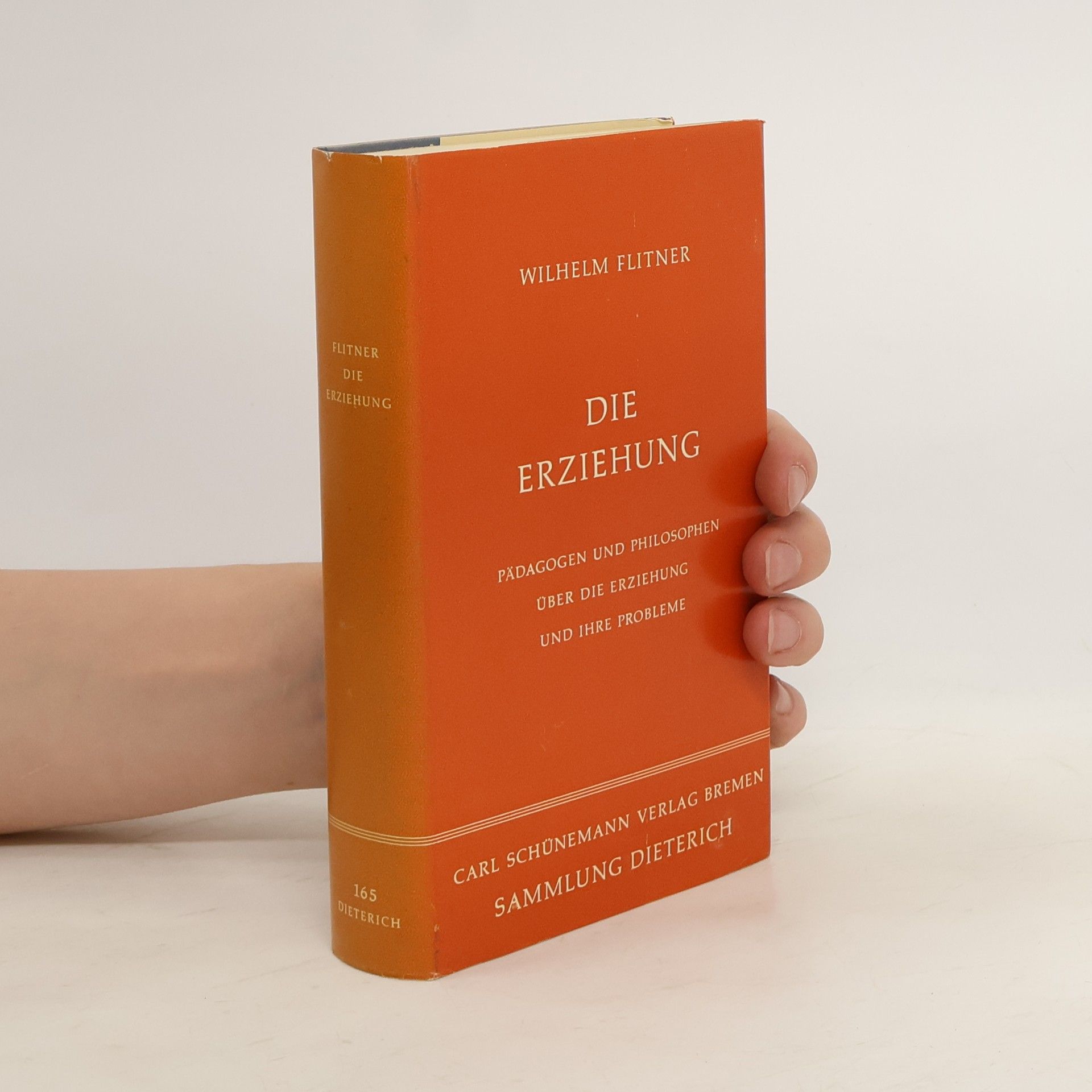 Wilhelm Flitner Die Erziehung