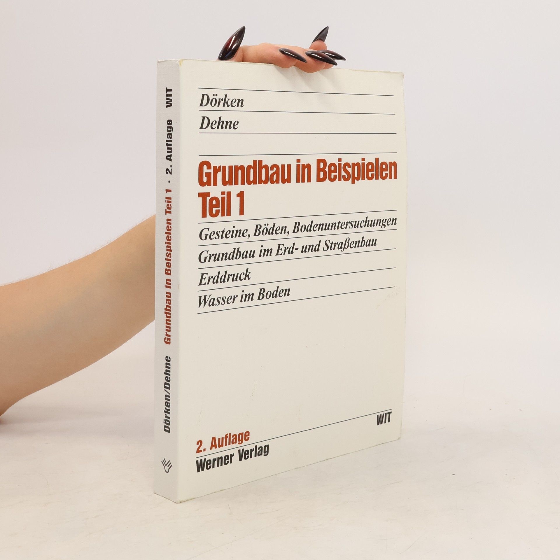 Wolfram Dörken Grundbau in Beispielen