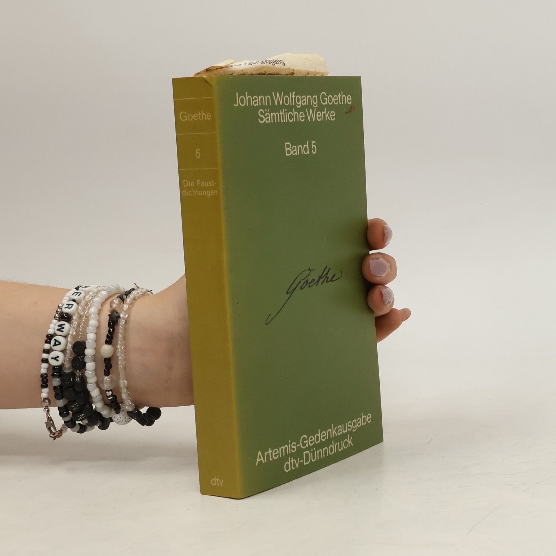 Johann Wolfgang von Goethe Sämtliche Werke. Band 5