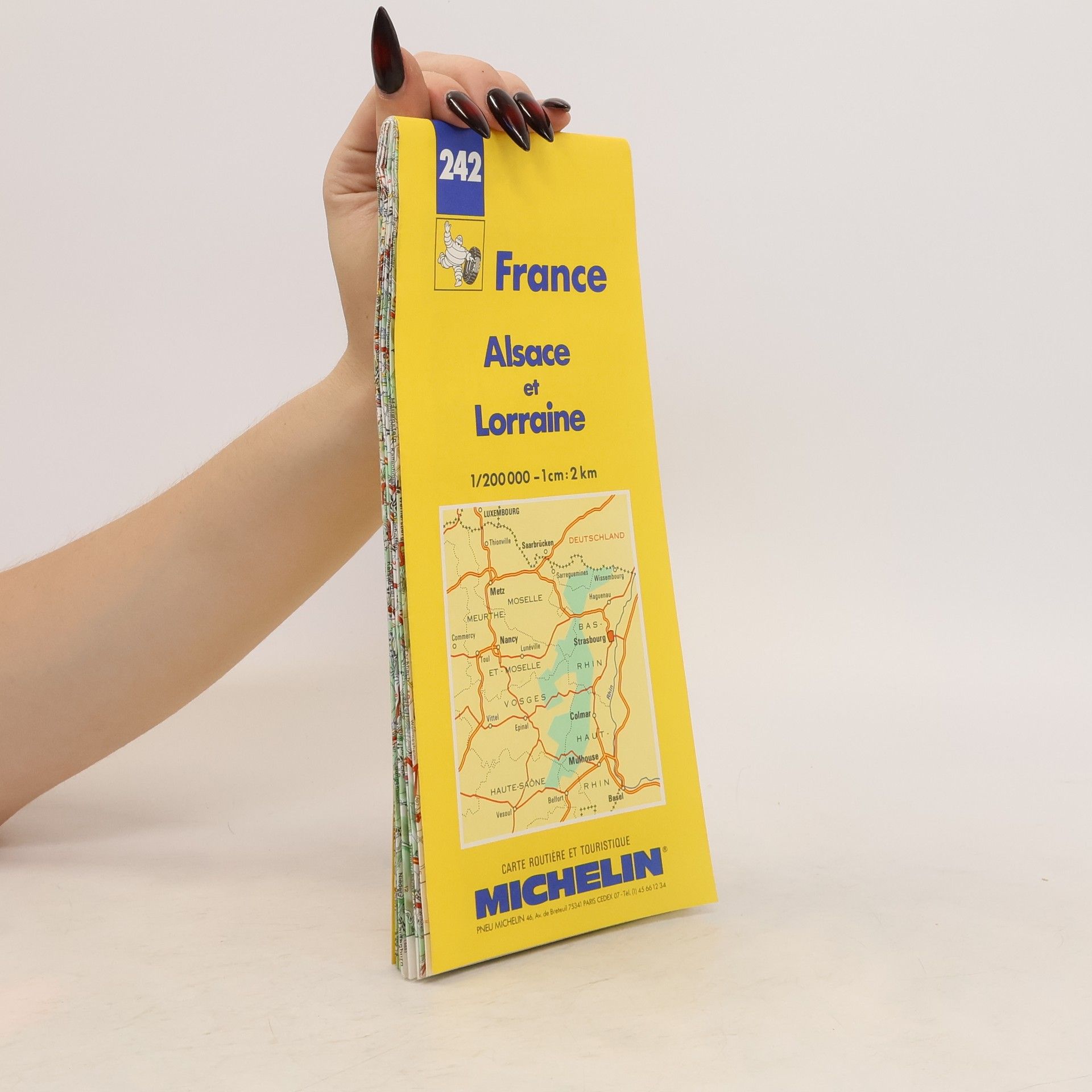 Auteurscollectief Michelin France. Alsace et Lorraine 1:200000
