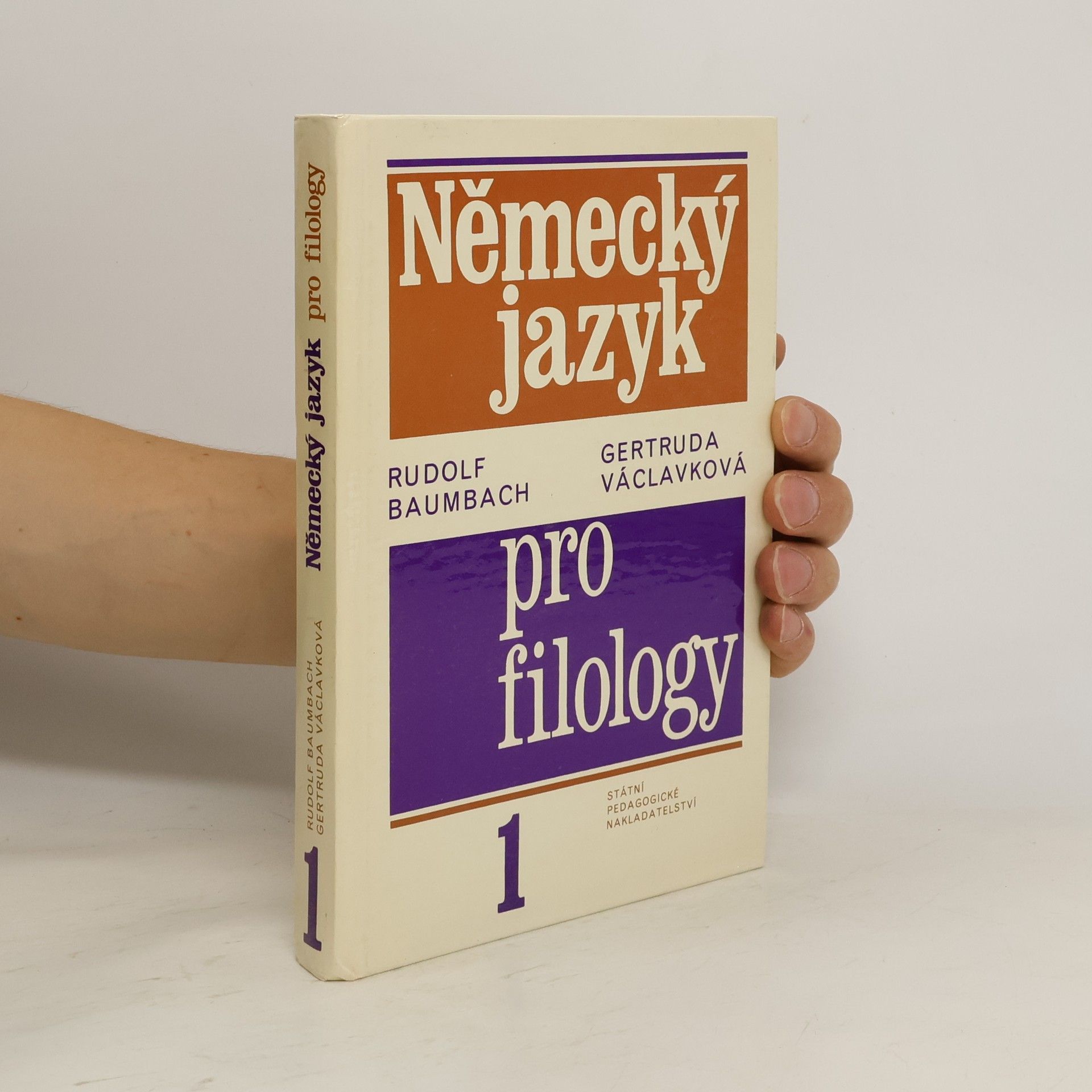 Rudolf Baumbach Německý jazyk pro filology 1