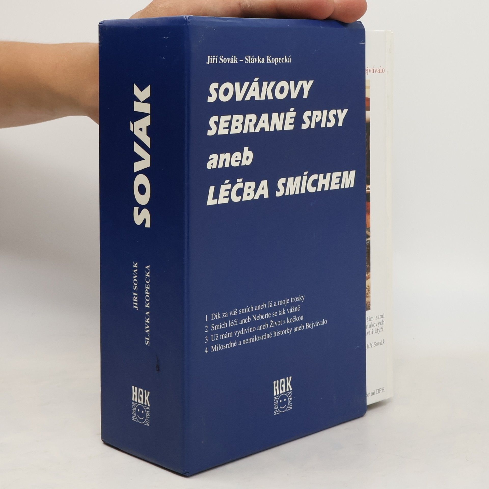 Jiří Sovák Sovákovy sebrané spisy aneb Léčba smíchem (box, 4 svazky)