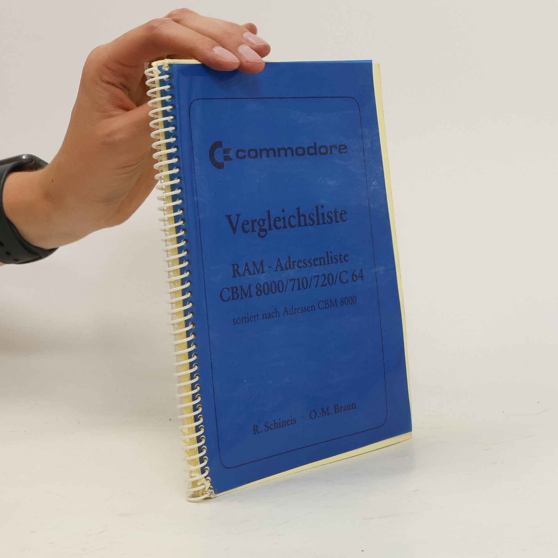 R. Schineis Vergleichsliste